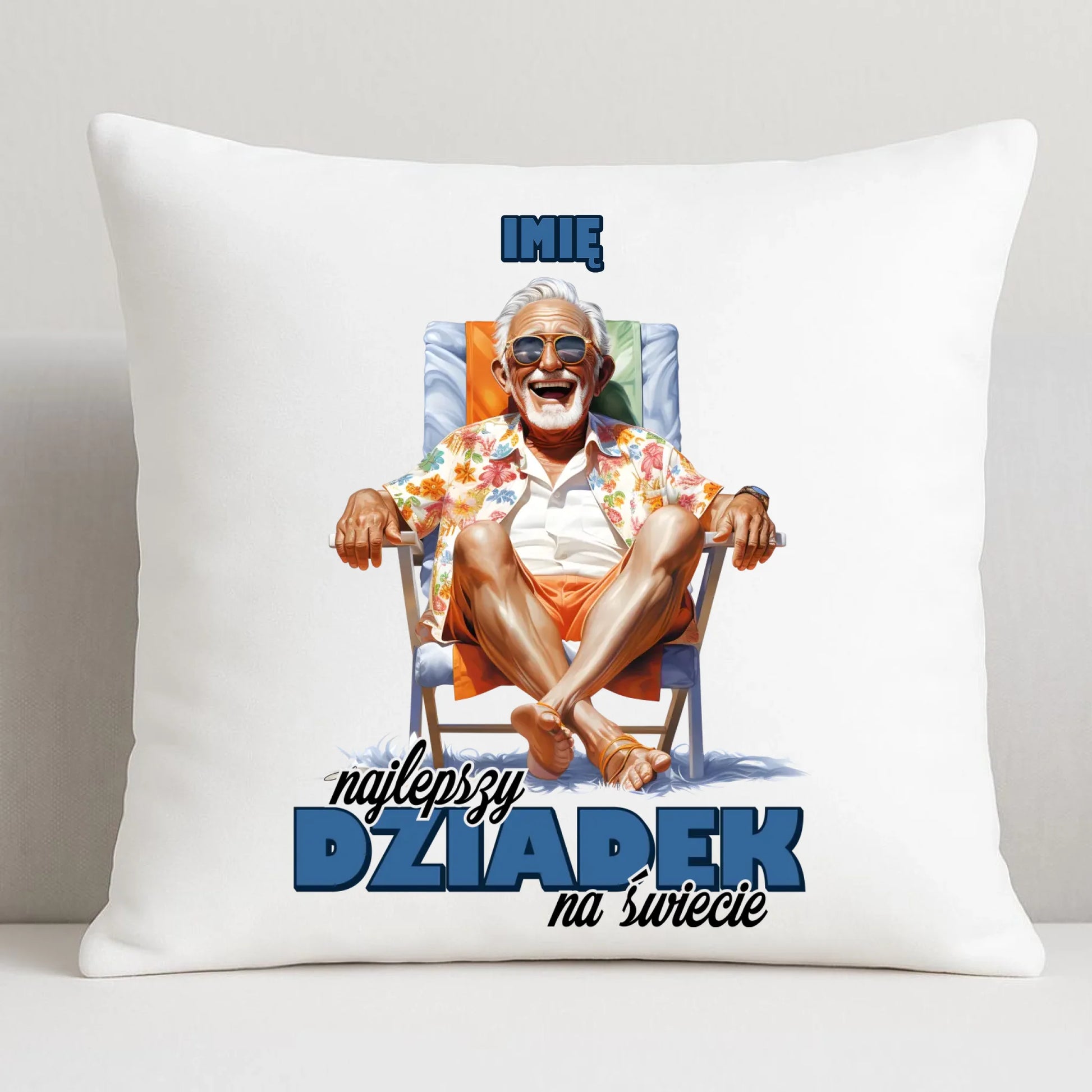 Poduszka dla dziadka - Najlepszy Dziadek na świecie - personalizowana D14 - StoryCups.pl