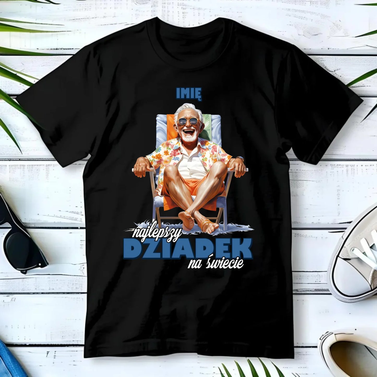 Koszulka dla dziadka - Najlepszy Dziadek na świecie - personalizowana D14 - StoryCups.pl