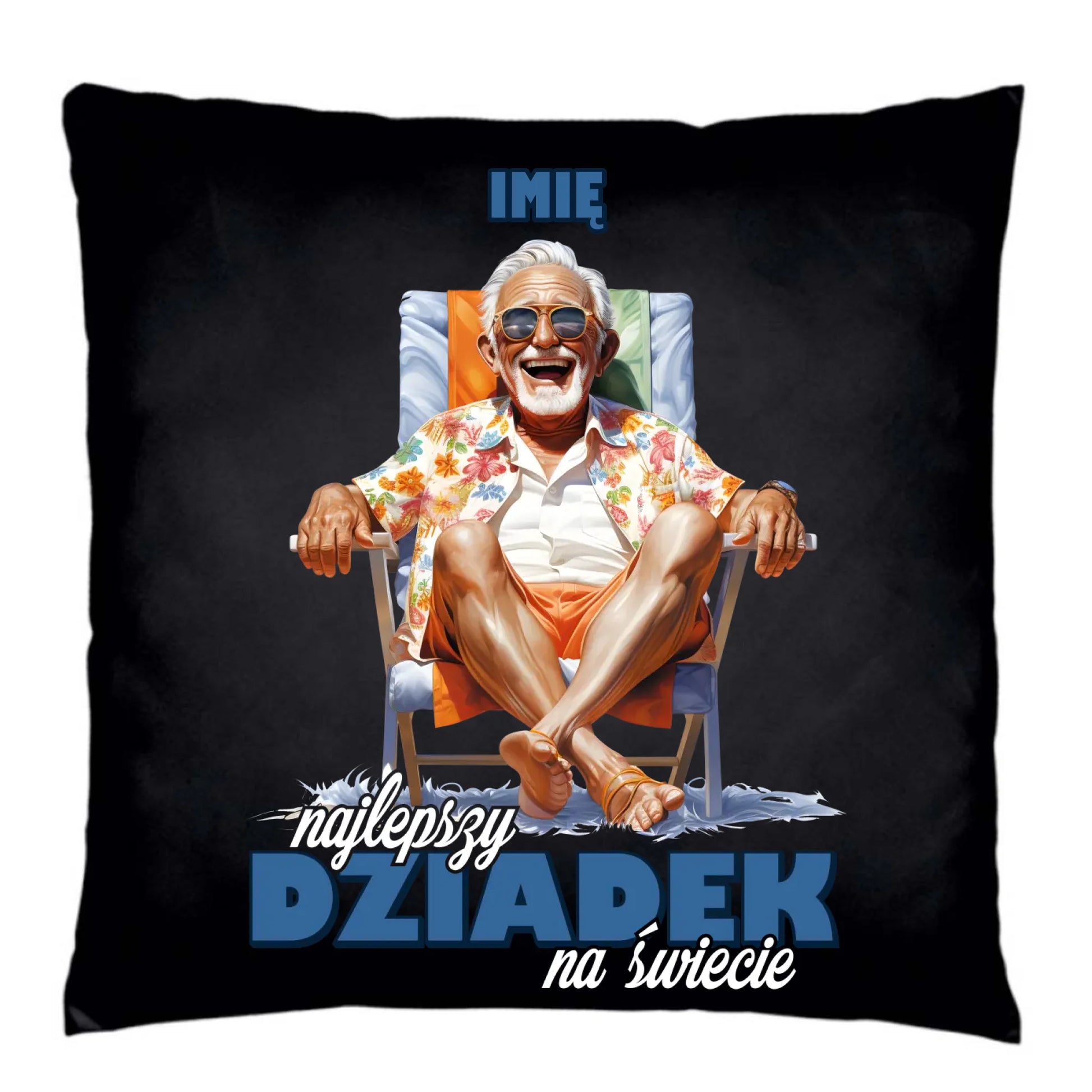 Poduszka dekoracyjna dla dziadka - Najlepszy Dziadek na świecie - personalizowana D14 - StoryCups.pl