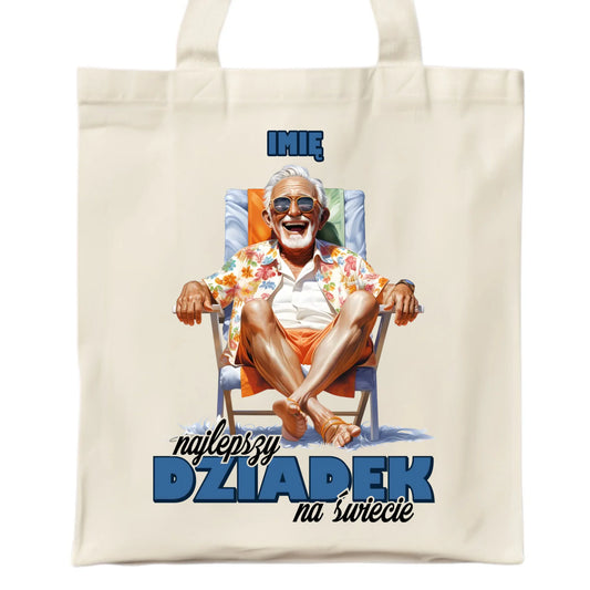Torba dla dziadka - Najlepszy Dziadek na świecie - personalizowana D14 - StoryCups.pl
