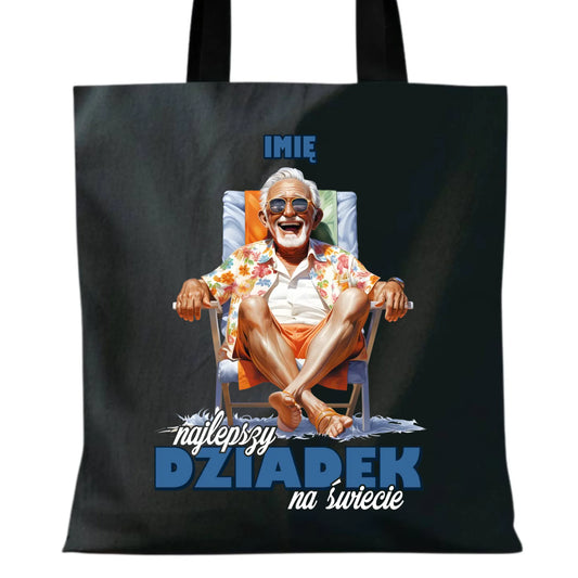Torba dla dziadka - Najlepszy Dziadek na świecie - personalizowana D14 - StoryCups.pl
