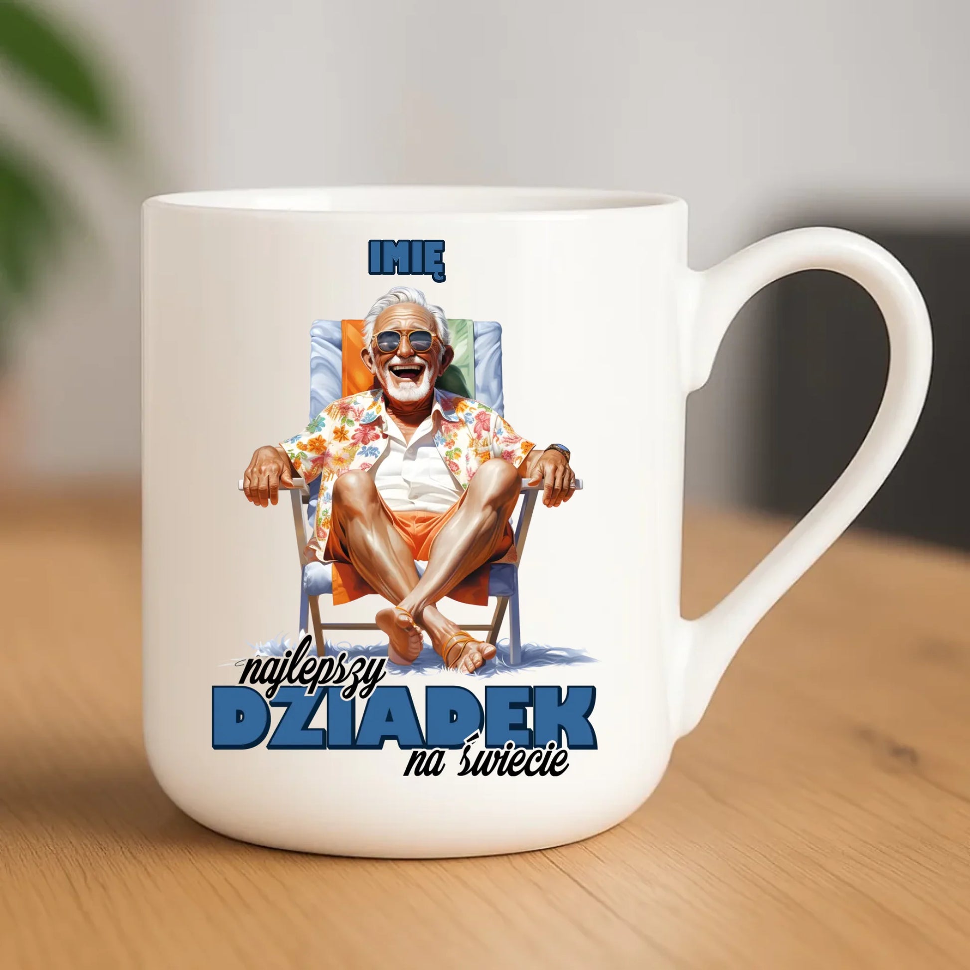 Kubek elegant dla dziadka - Najlepszy Dziadek na świecie - personalizowany D14 - StoryCups.pl