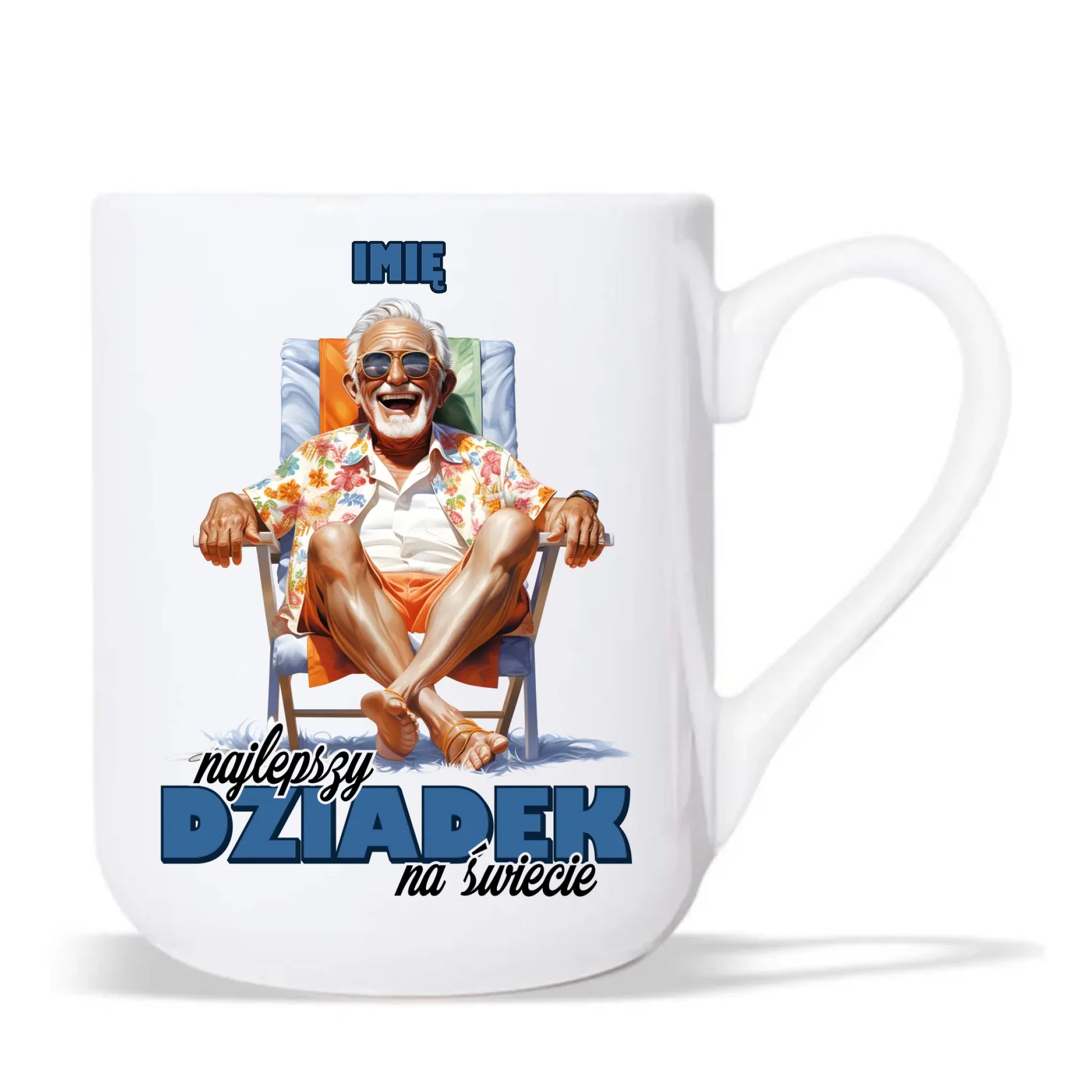 Kubek elegant dla dziadka - Najlepszy Dziadek na świecie - personalizowany D14 - StoryCups.pl