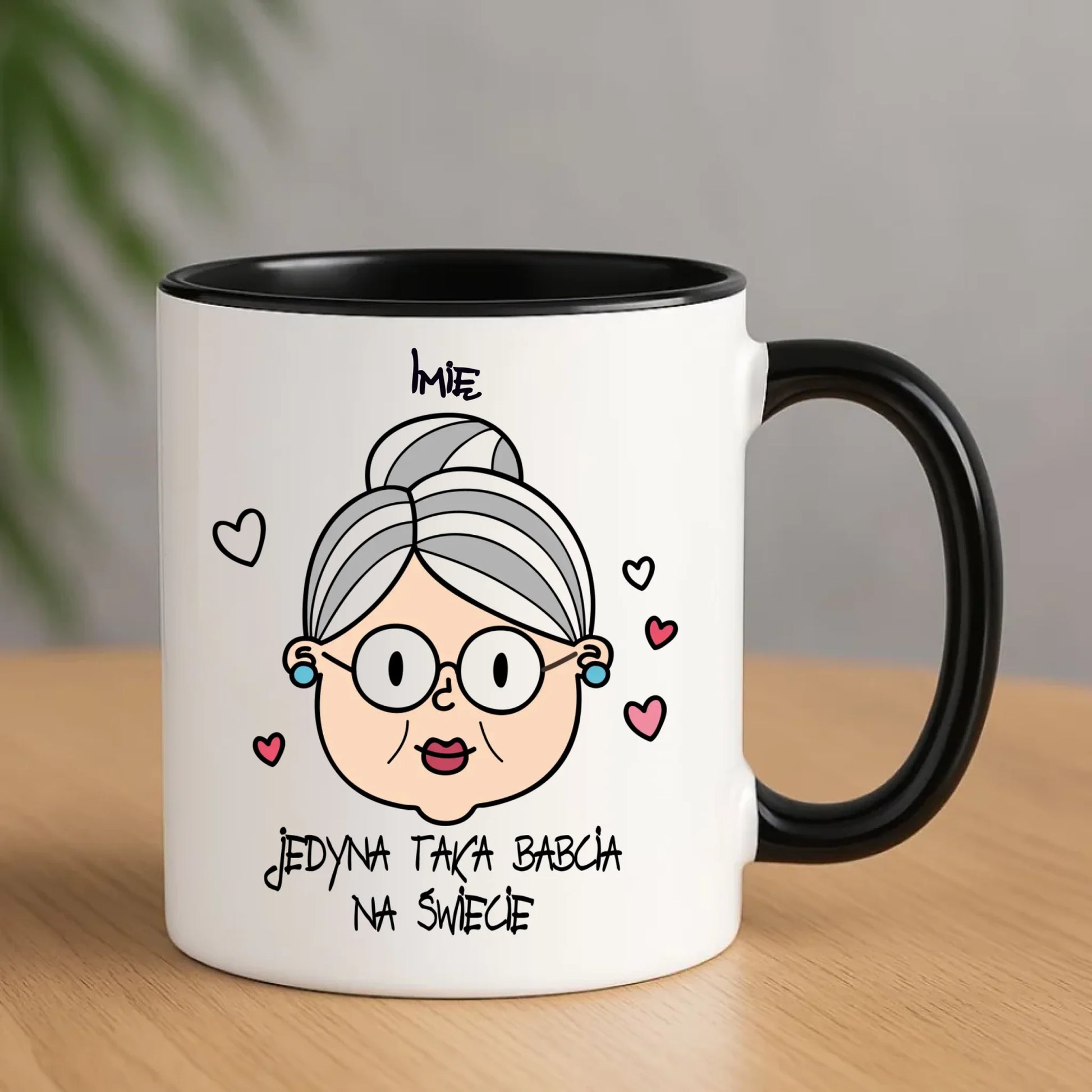 Kubek dla babci - Jedyna taka babcia na świecie - personalizowany B15 - StoryCups.pl