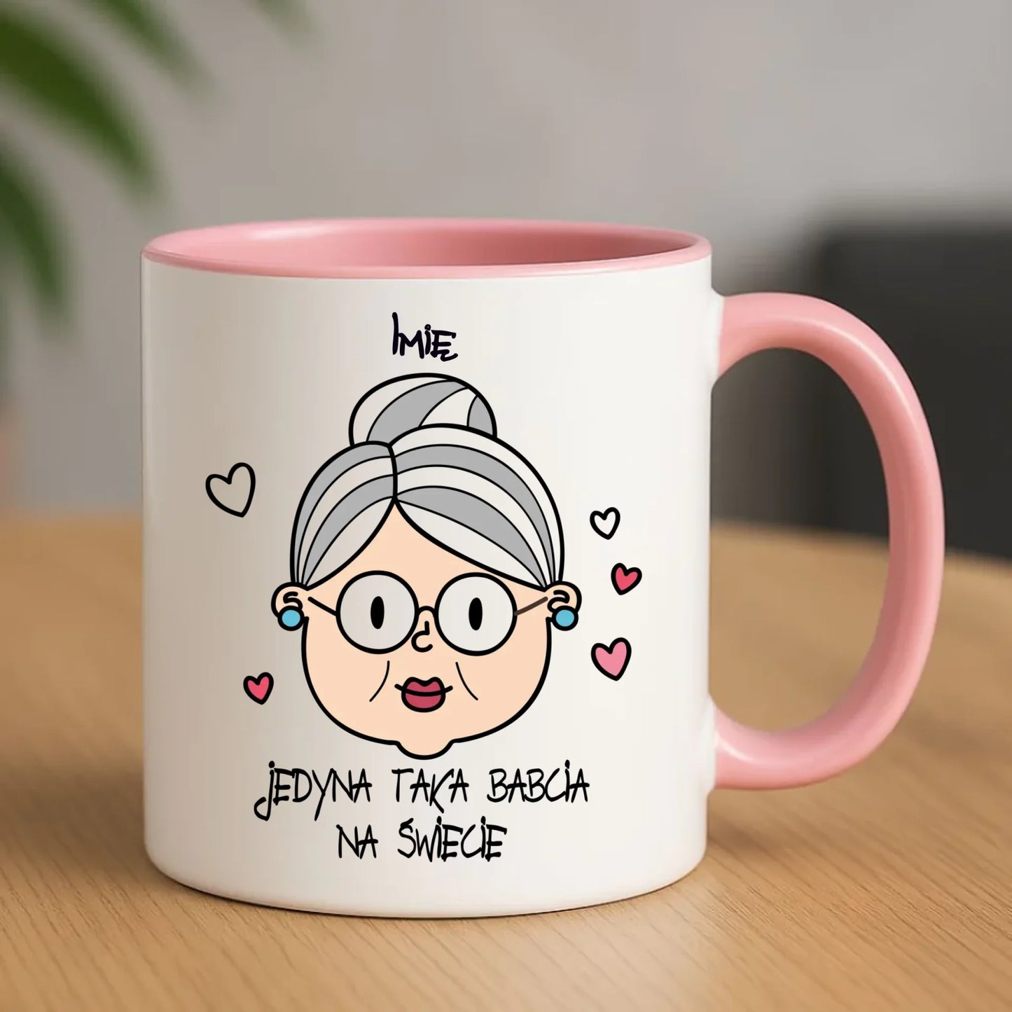 Kubek dla babci - Jedyna taka babcia na świecie - personalizowany B15 - StoryCups.pl