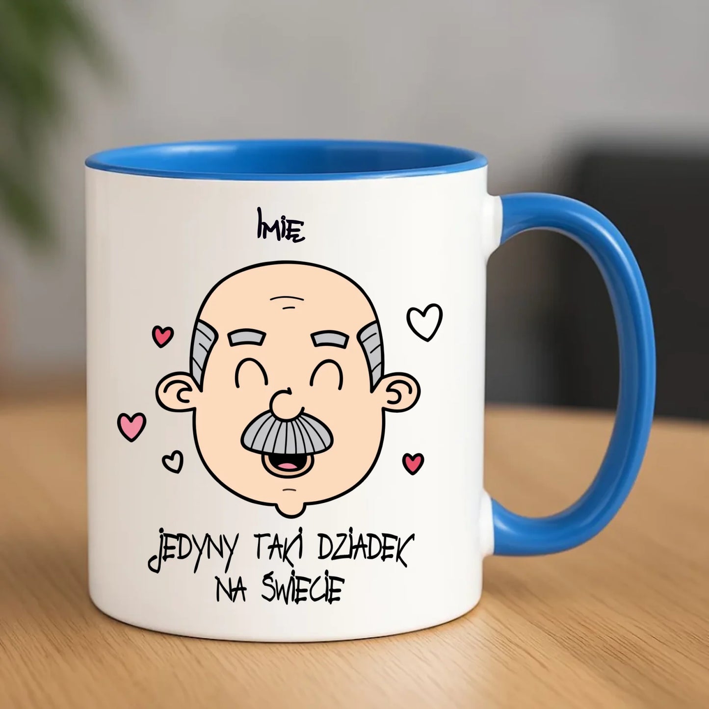 Kubek dla dziadka - Jedyny taki dziadek na świecie - personalizowany D15 - StoryCups.pl