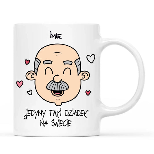 Kubek dla dziadka - Jedyny taki dziadek na świecie - personalizowany D15 - StoryCups.pl