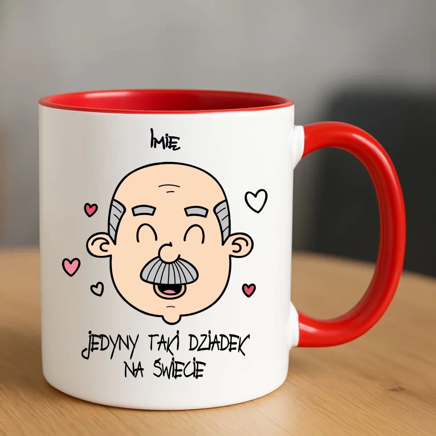Kubek dla dziadka - Jedyny taki dziadek na świecie - personalizowany D15 - StoryCups.pl