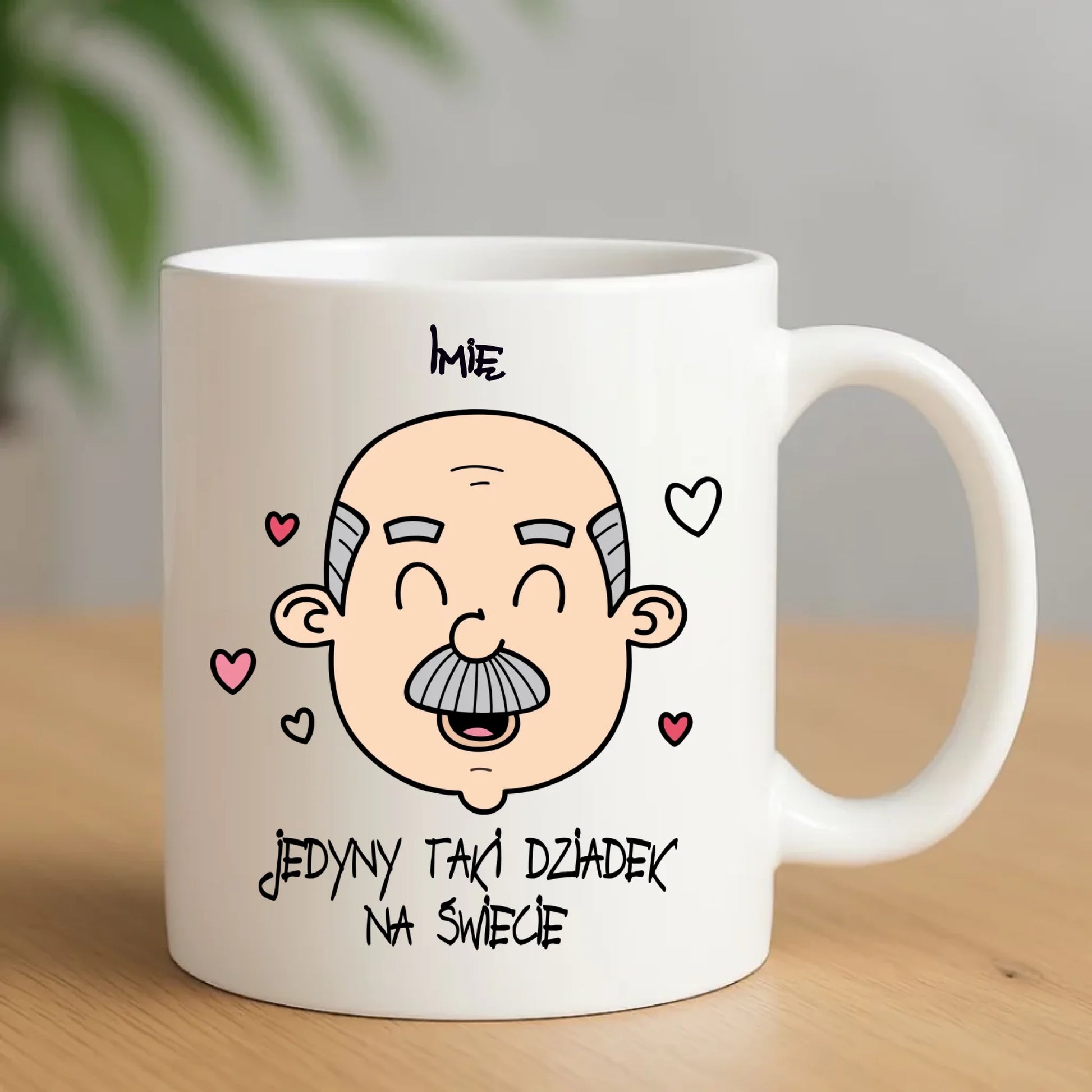 Kubek dla dziadka - Jedyny taki dziadek na świecie - personalizowany D15 - StoryCups.pl