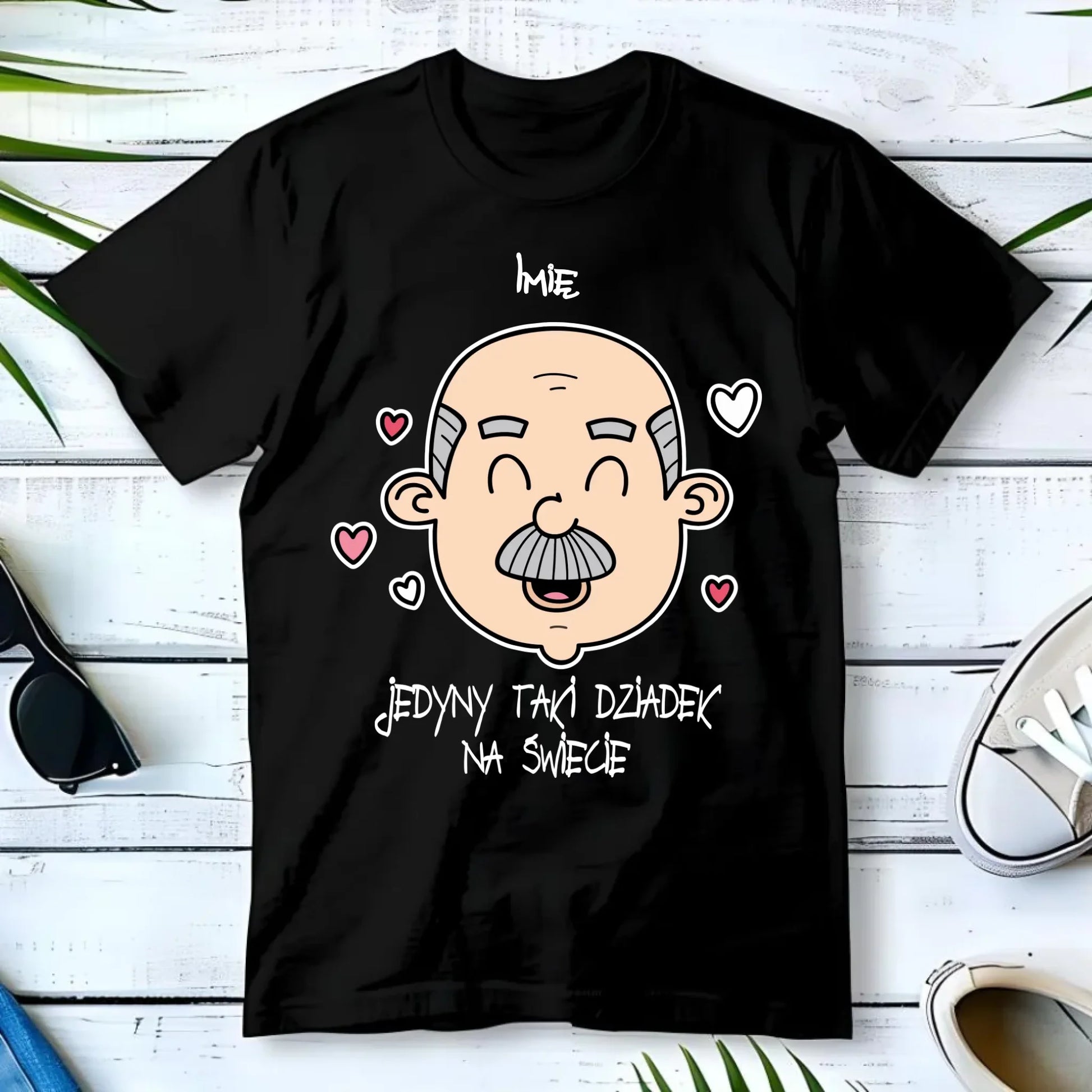 Koszulka dla dziadka - Jedyny taki dziadek na świecie - personalizowana D15 - StoryCups.pl