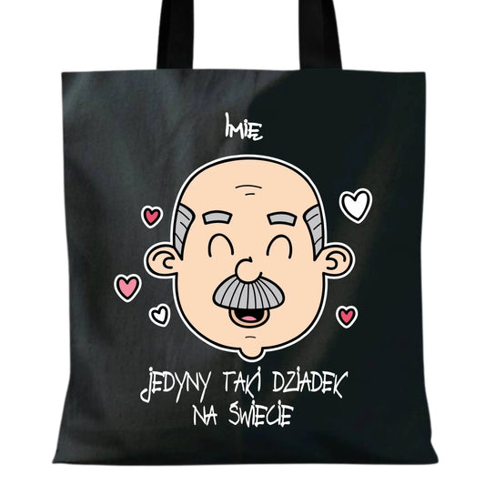 Torba dla dziadka - Jedyny taki dziadek na świecie - personalizowana D15 - StoryCups.pl