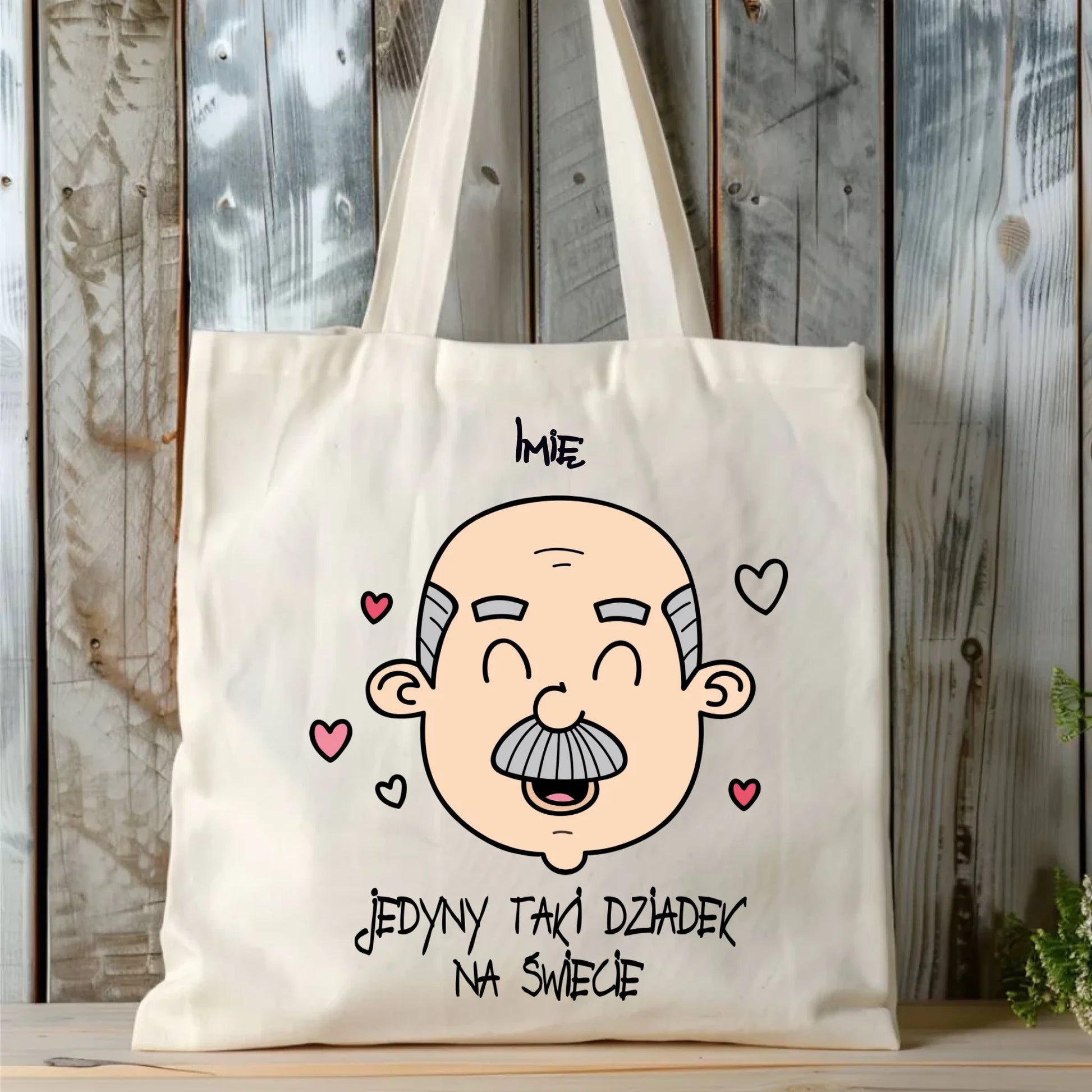 Torba dla dziadka - Jedyny taki dziadek na świecie - personalizowana D15 - StoryCups.pl