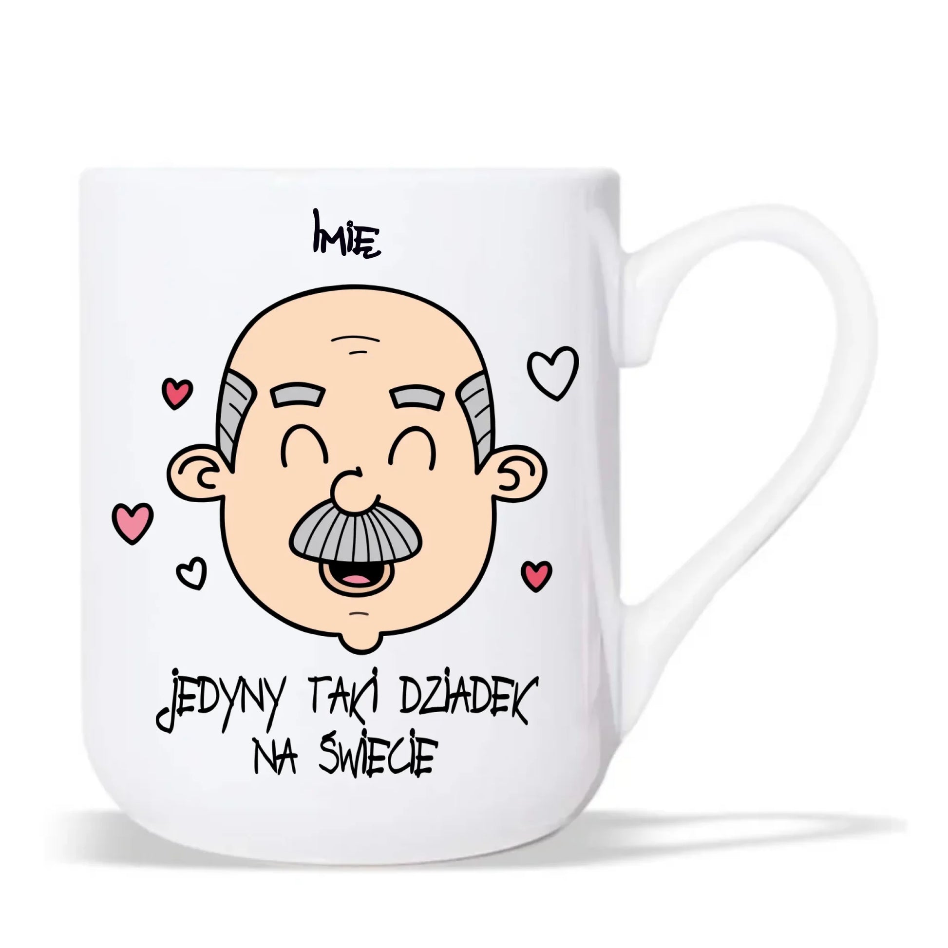 Kubek elegant dla dziadka - Jedyny taki dziadek na świecie - personalizowany D15 - StoryCups.pl