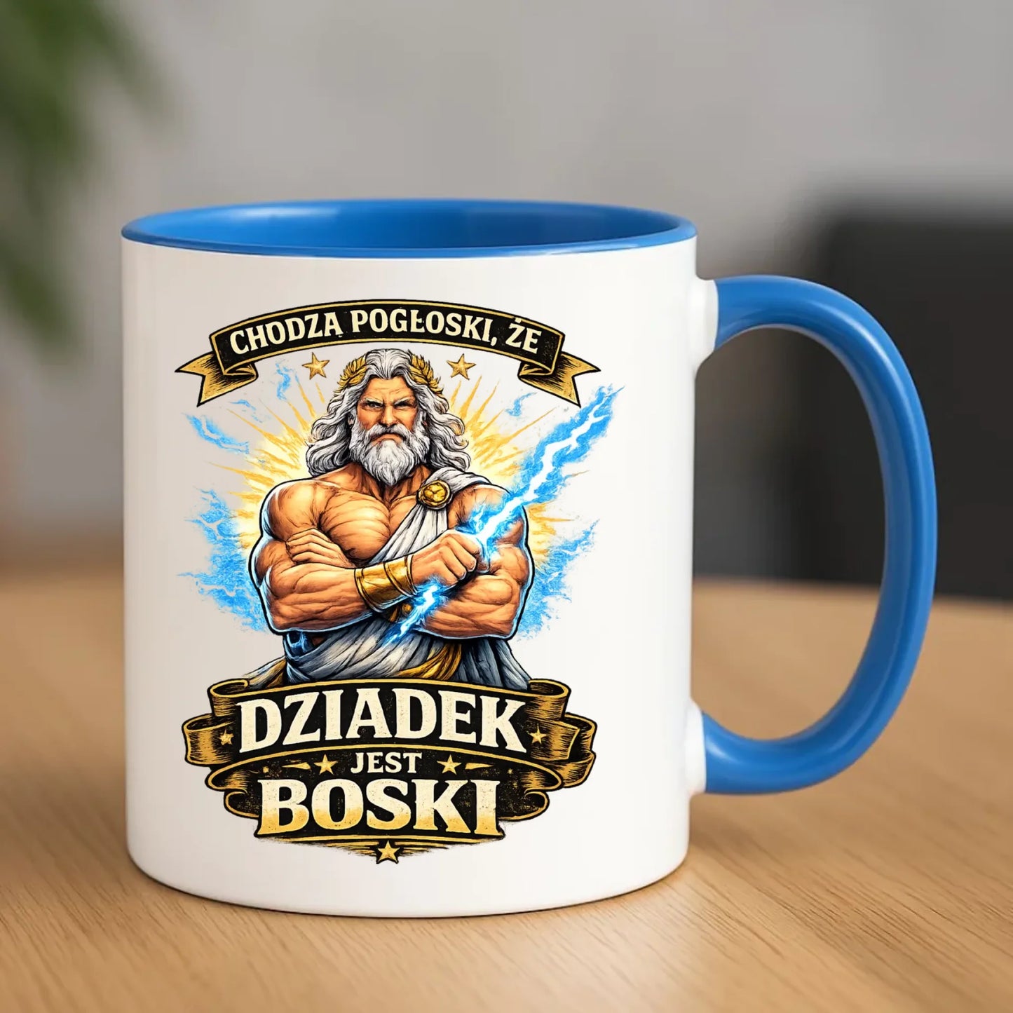 Kubek dla dziadka - Chodzą pogłoski, że dziadek jest boski D16 - StoryCups.pl