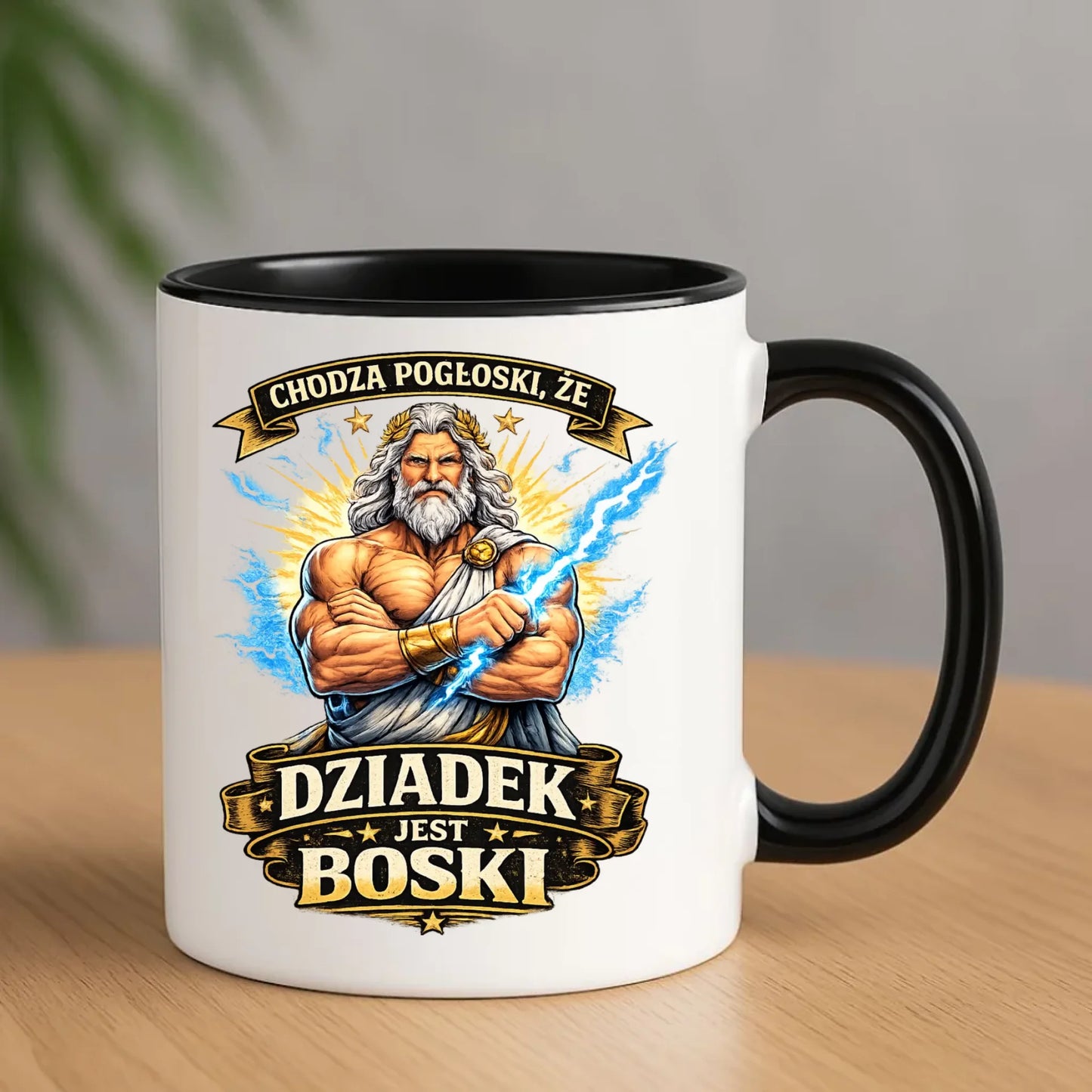 Kubek dla dziadka - Chodzą pogłoski, że dziadek jest boski D16 - StoryCups.pl