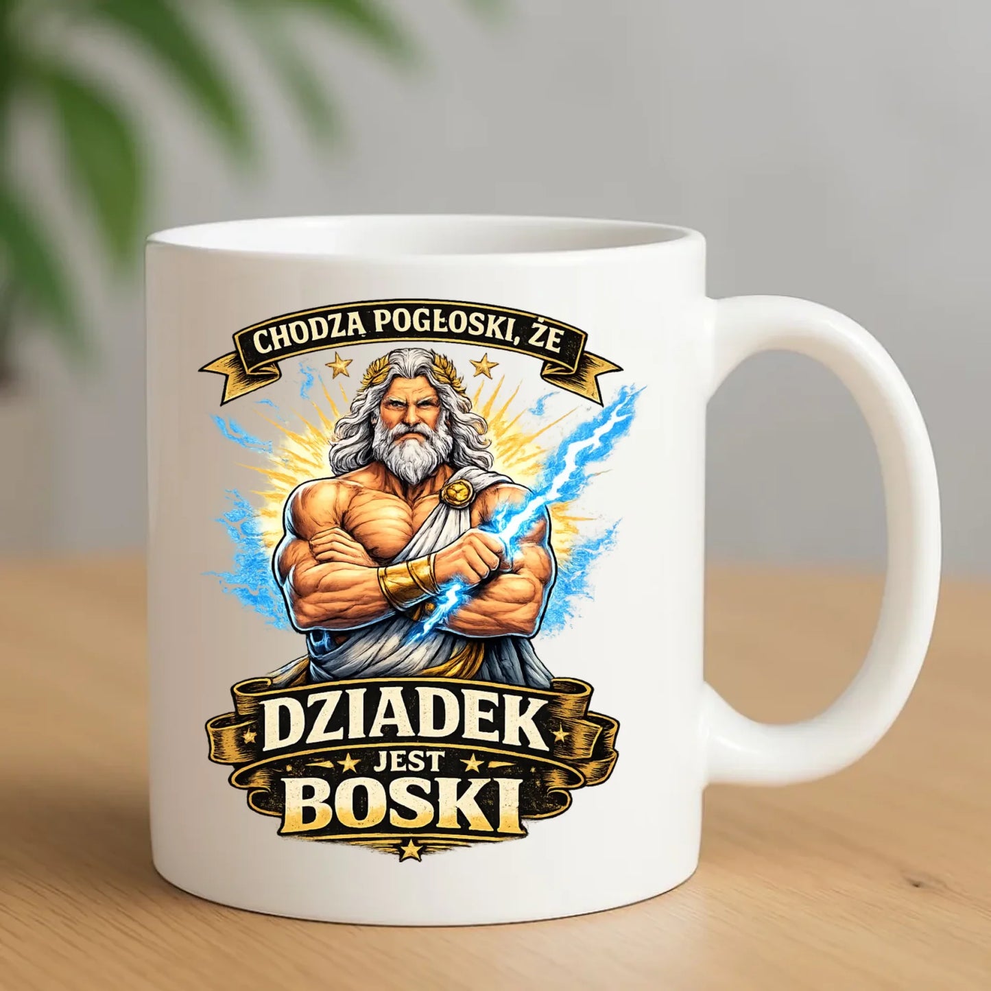 Kubek dla dziadka - Chodzą pogłoski, że dziadek jest boski D16 - StoryCups.pl