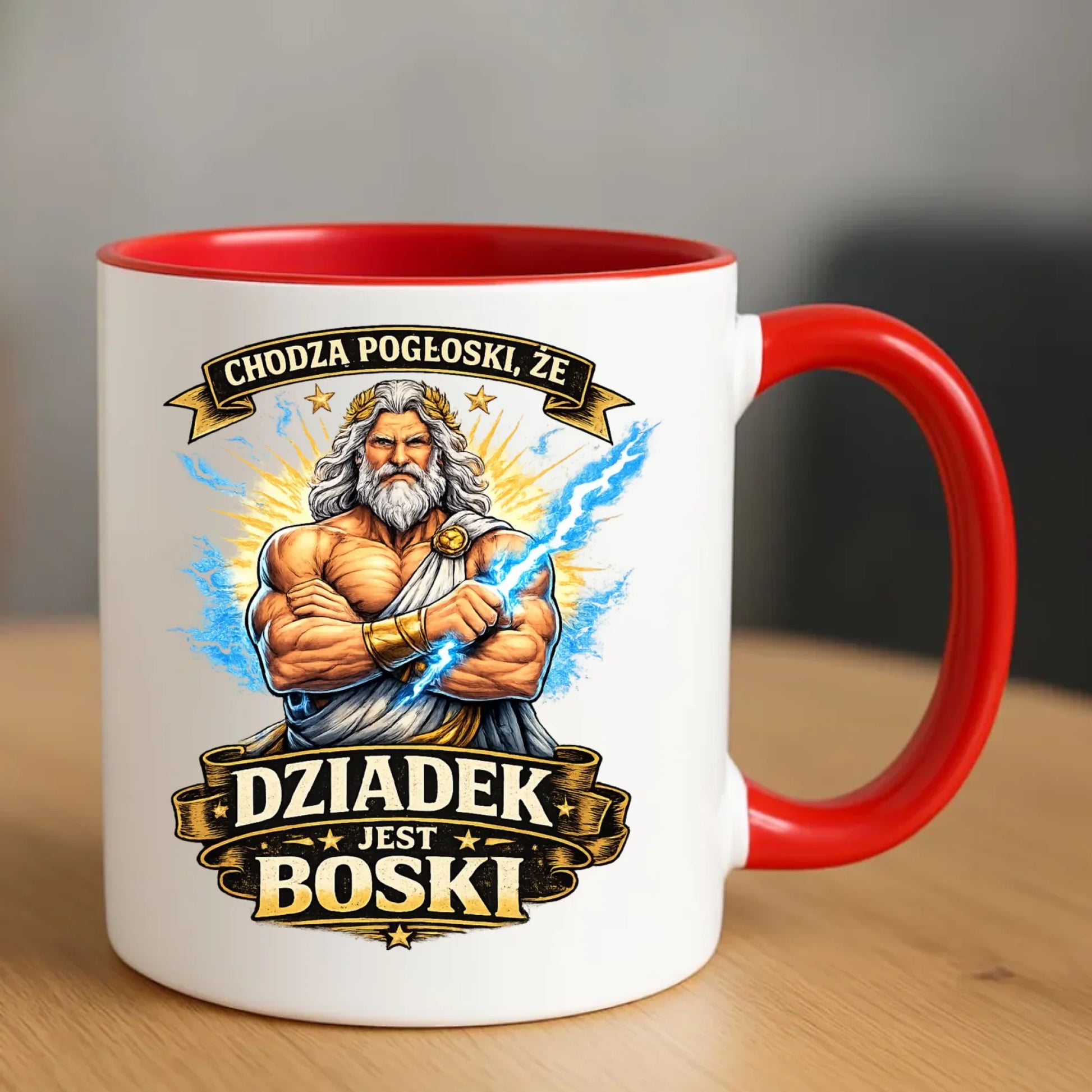 Kubek dla dziadka - Chodzą pogłoski, że dziadek jest boski D16 - StoryCups.pl