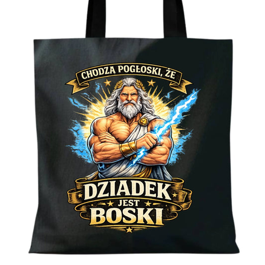 Torba dla dziadka - Chodzą pogłoski, że dziadek jest boski D16 - StoryCups.pl