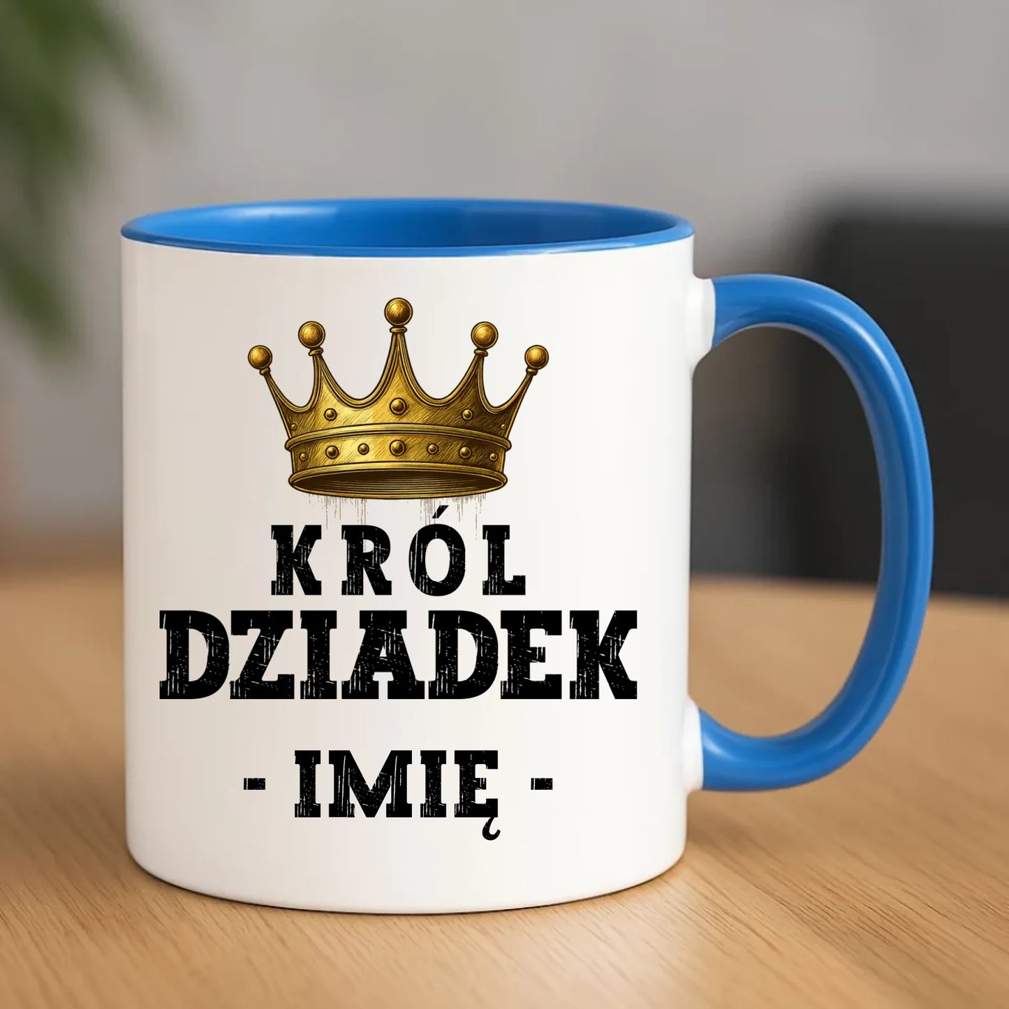 Kubek dla dziadka - Król Dziadek - personalizowany D17 - StoryCups.pl