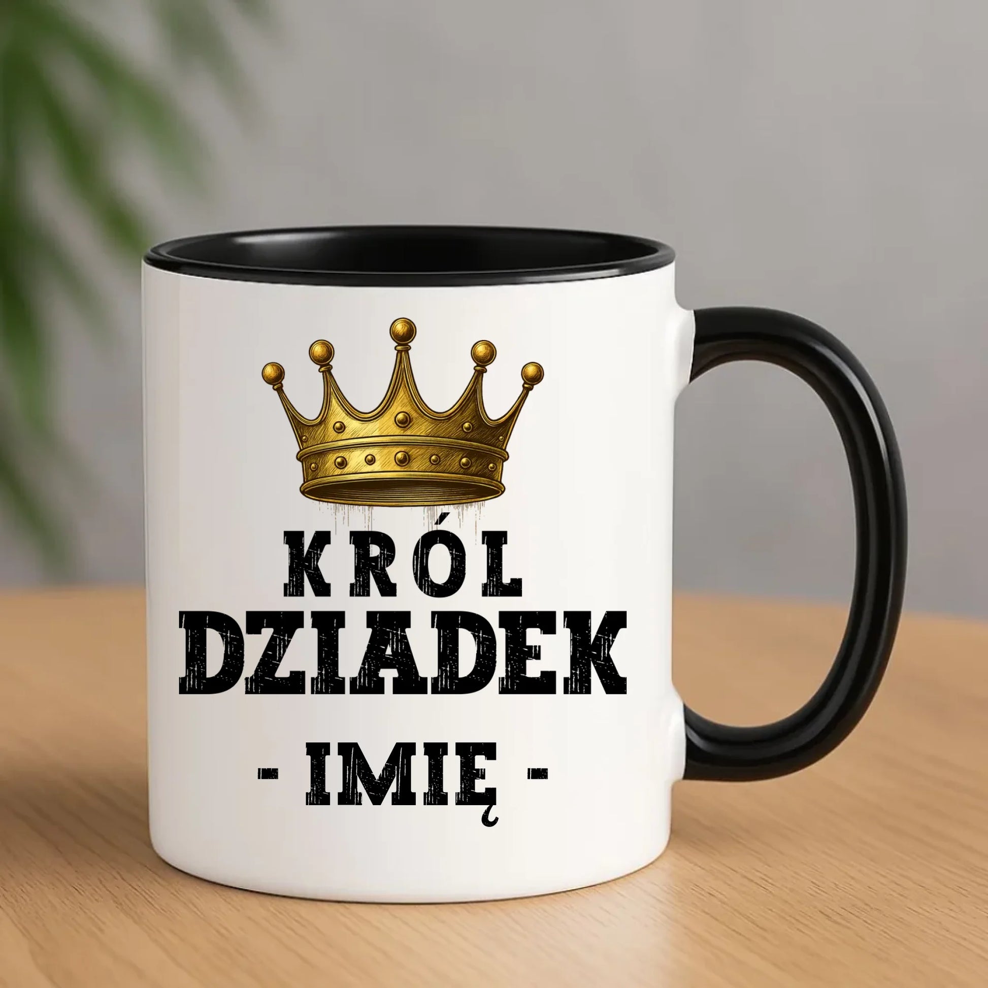 Kubek dla dziadka - Król Dziadek - personalizowany D17 - StoryCups.pl