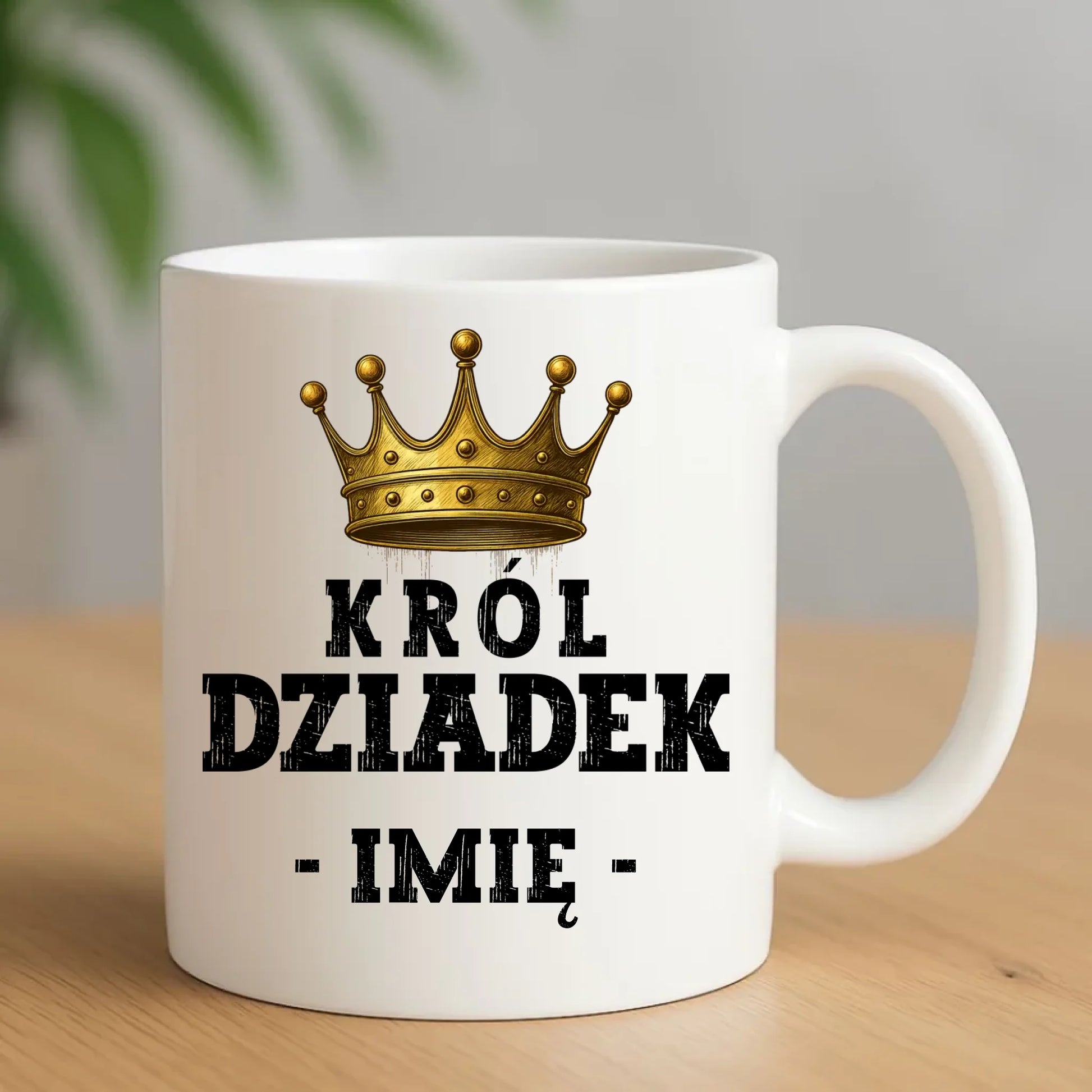 Kubek dla dziadka - Król Dziadek - personalizowany D17 - StoryCups.pl