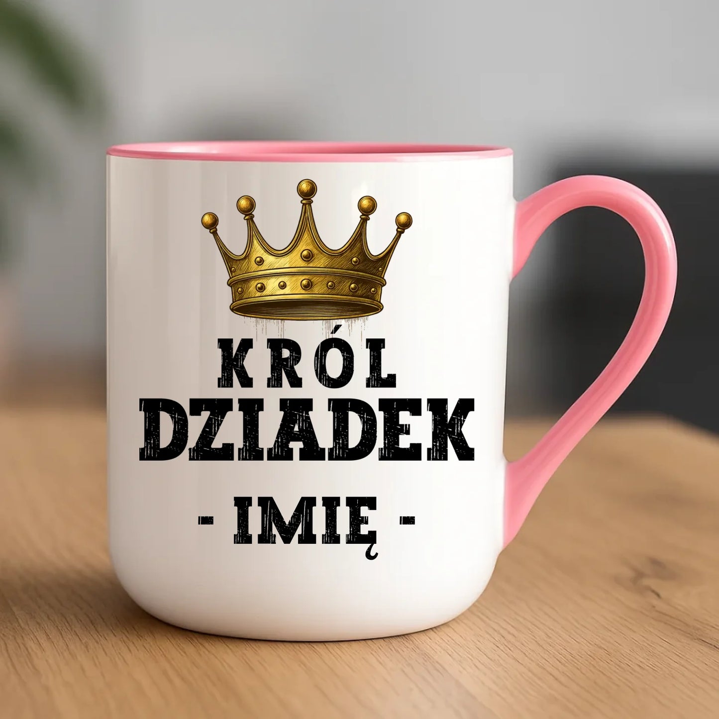 Kubek elegant dla dziadka - Król Dziadek - personalizowany D17 - StoryCups.pl
