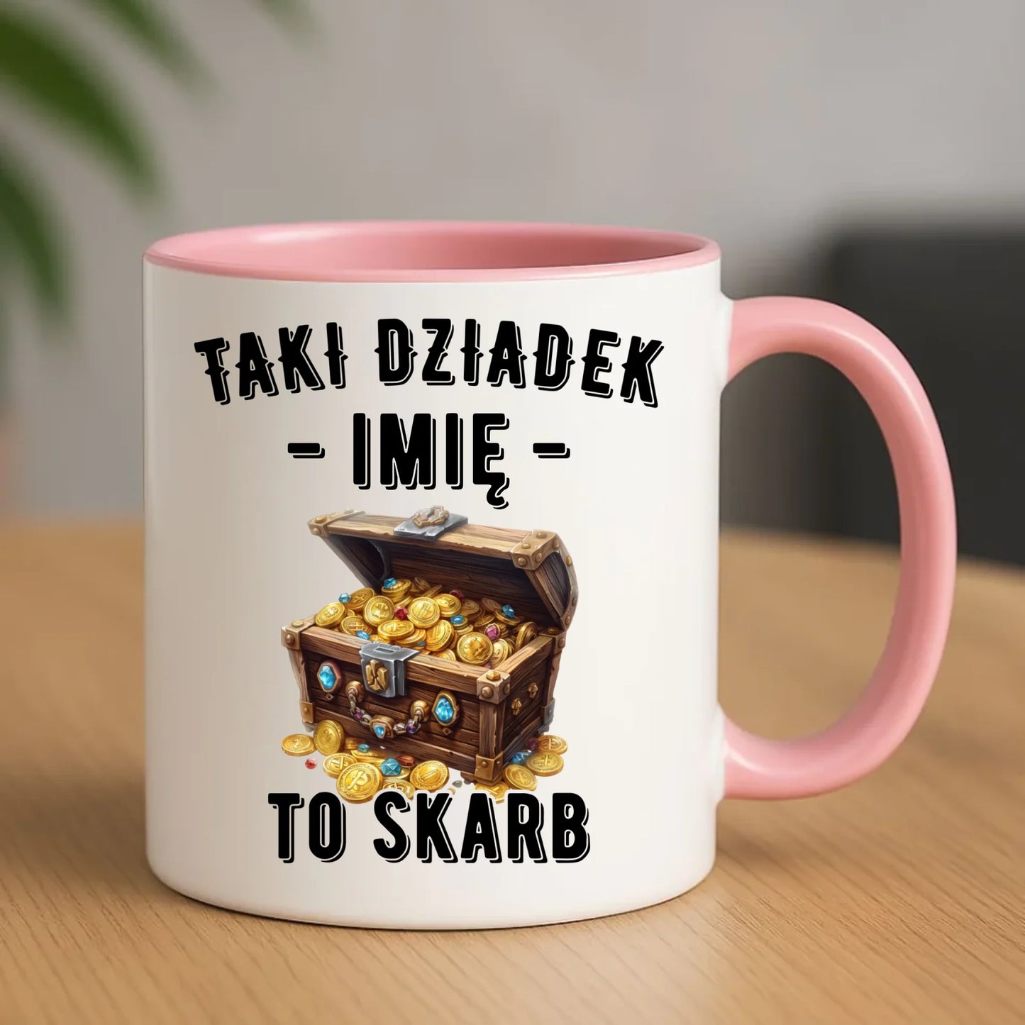 Kubek dla dziadka - Taki dziadek to skarb - personalizowany D19 - StoryCups.pl