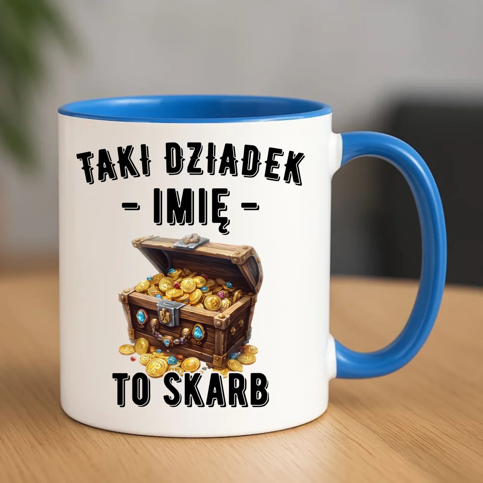 Kubek dla dziadka - Taki dziadek to skarb - personalizowany D19 - StoryCups.pl