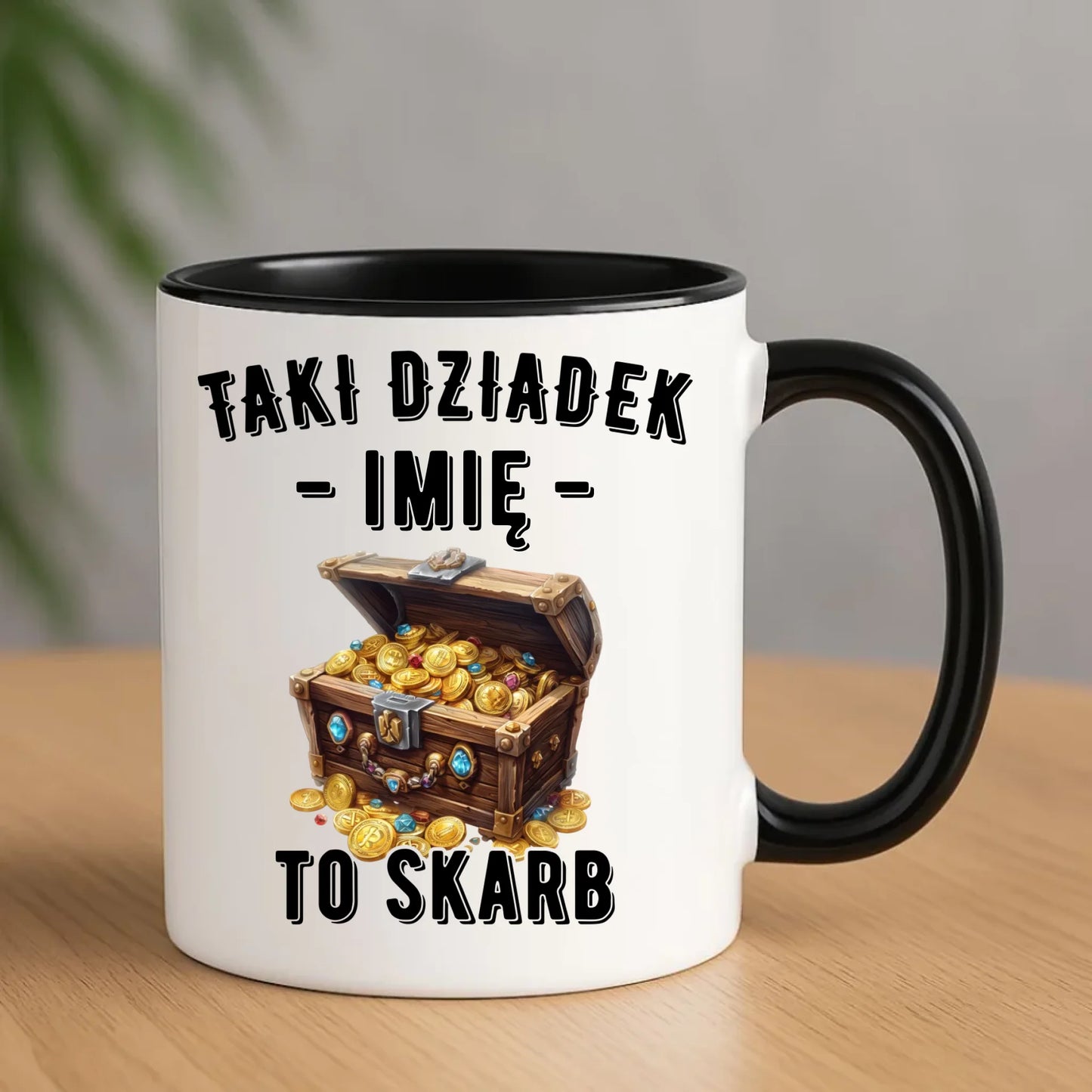 Kubek dla dziadka - Taki dziadek to skarb - personalizowany D19 - StoryCups.pl