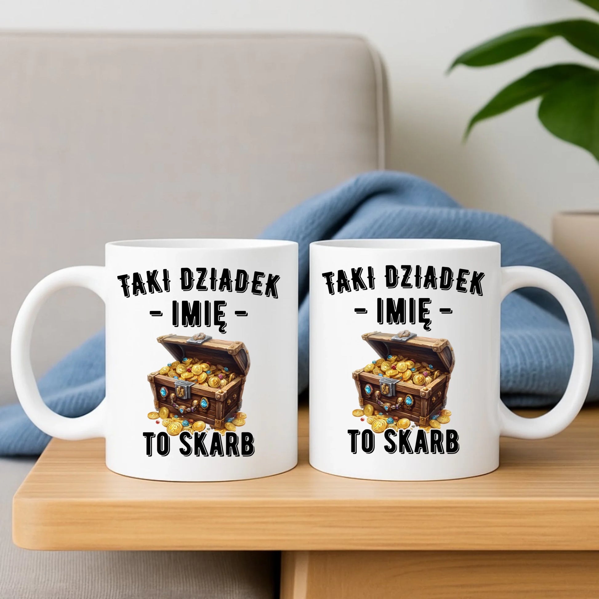 Kubek dla dziadka - Taki dziadek to skarb - personalizowany D19 - StoryCups.pl