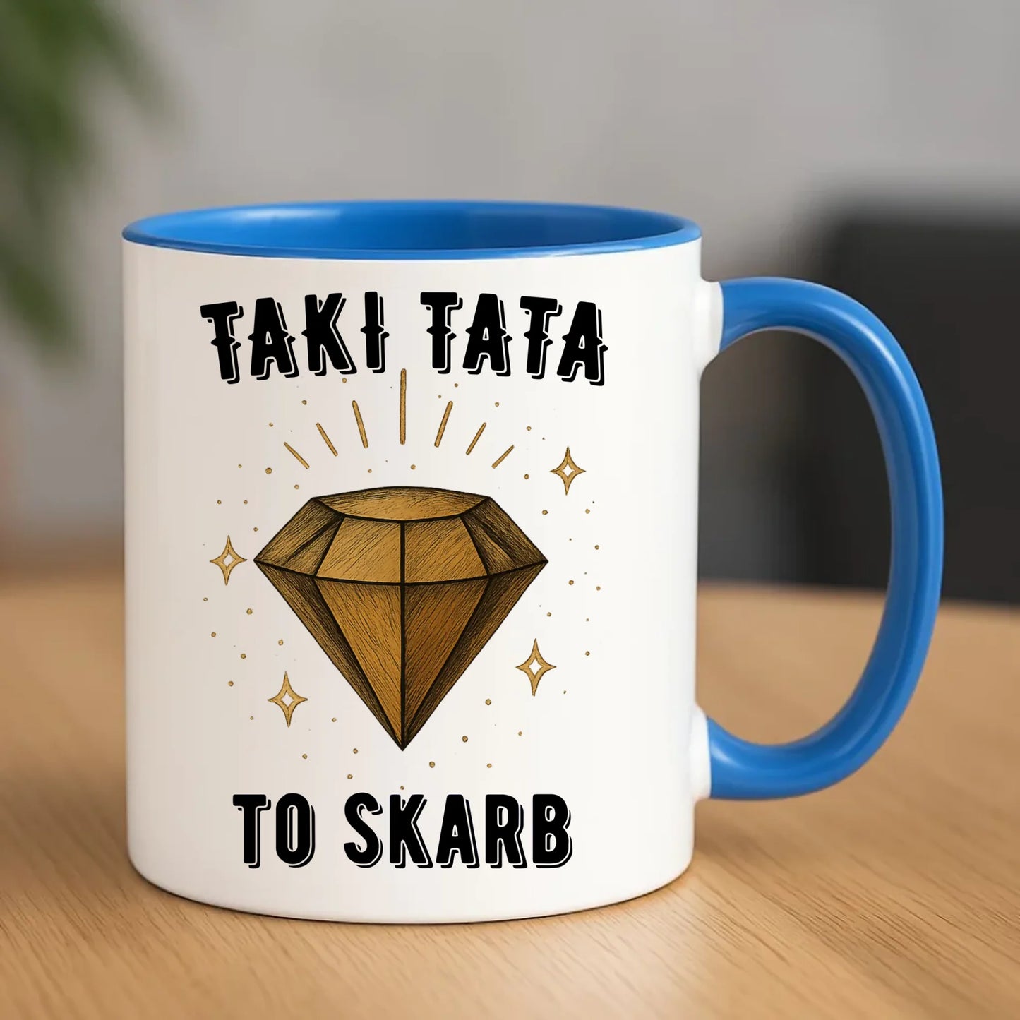 Kubek dla taty - Taki tata to skarb - personalizowany DT17 - StoryCups.pl