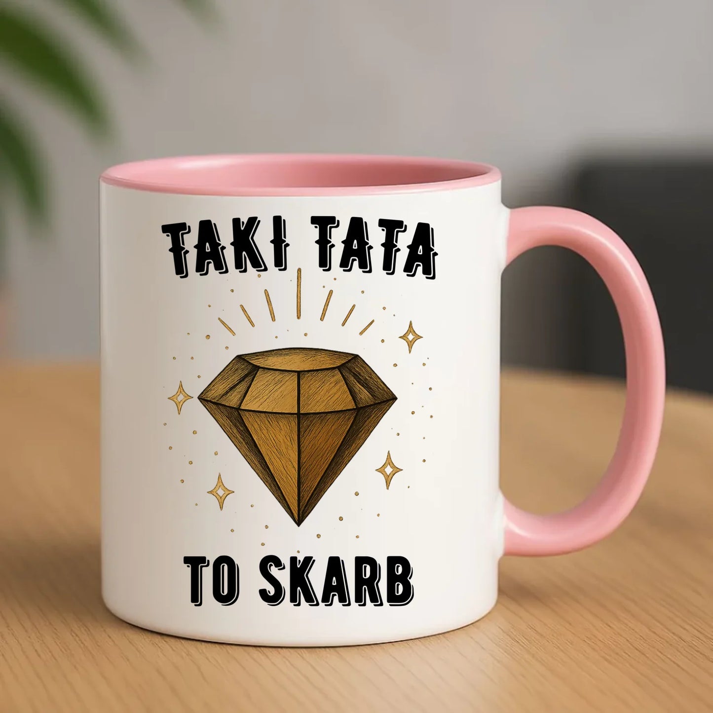 Kubek dla taty - Taki tata to skarb - personalizowany DT17 - StoryCups.pl
