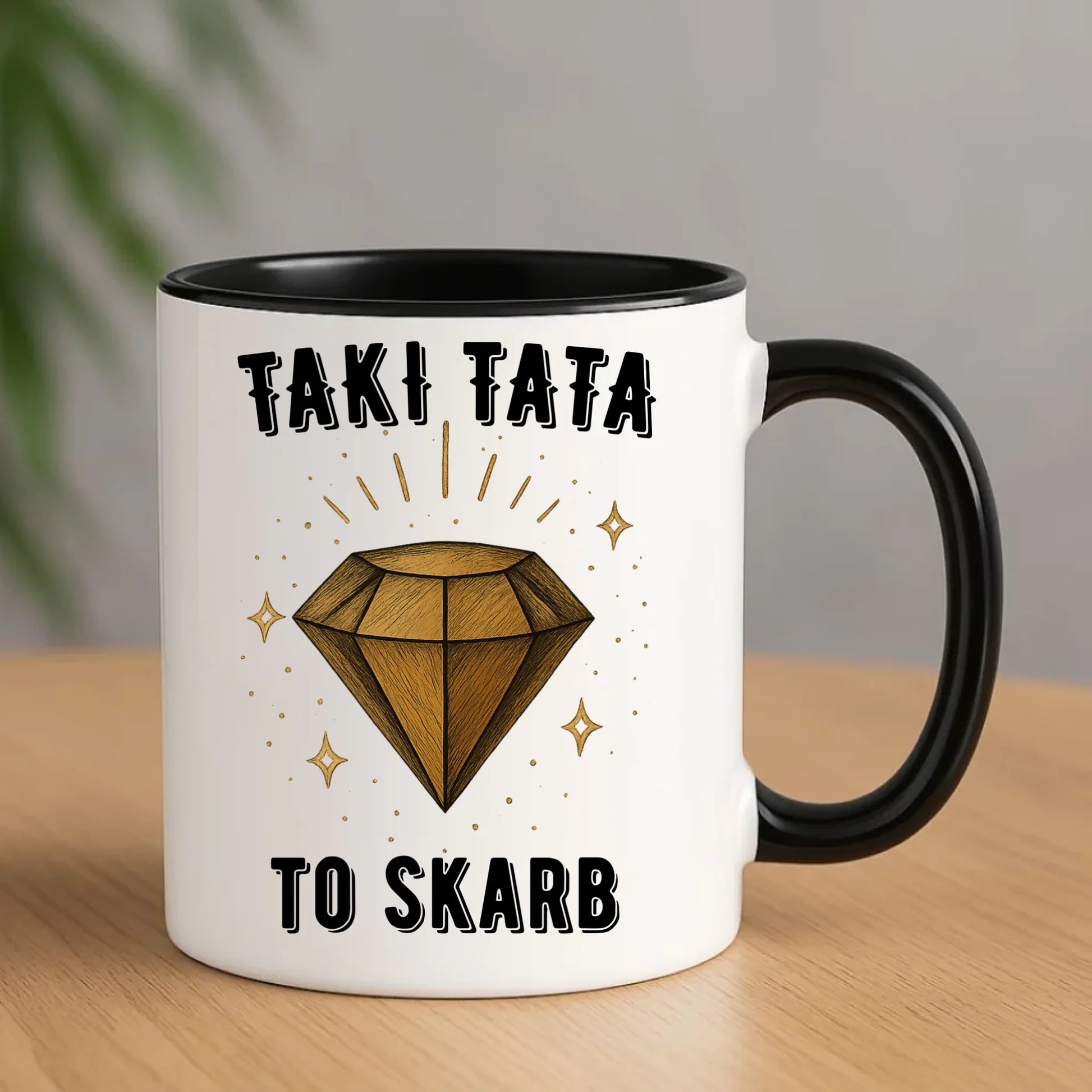 Kubek dla taty - Taki tata to skarb - personalizowany DT17 - StoryCups.pl