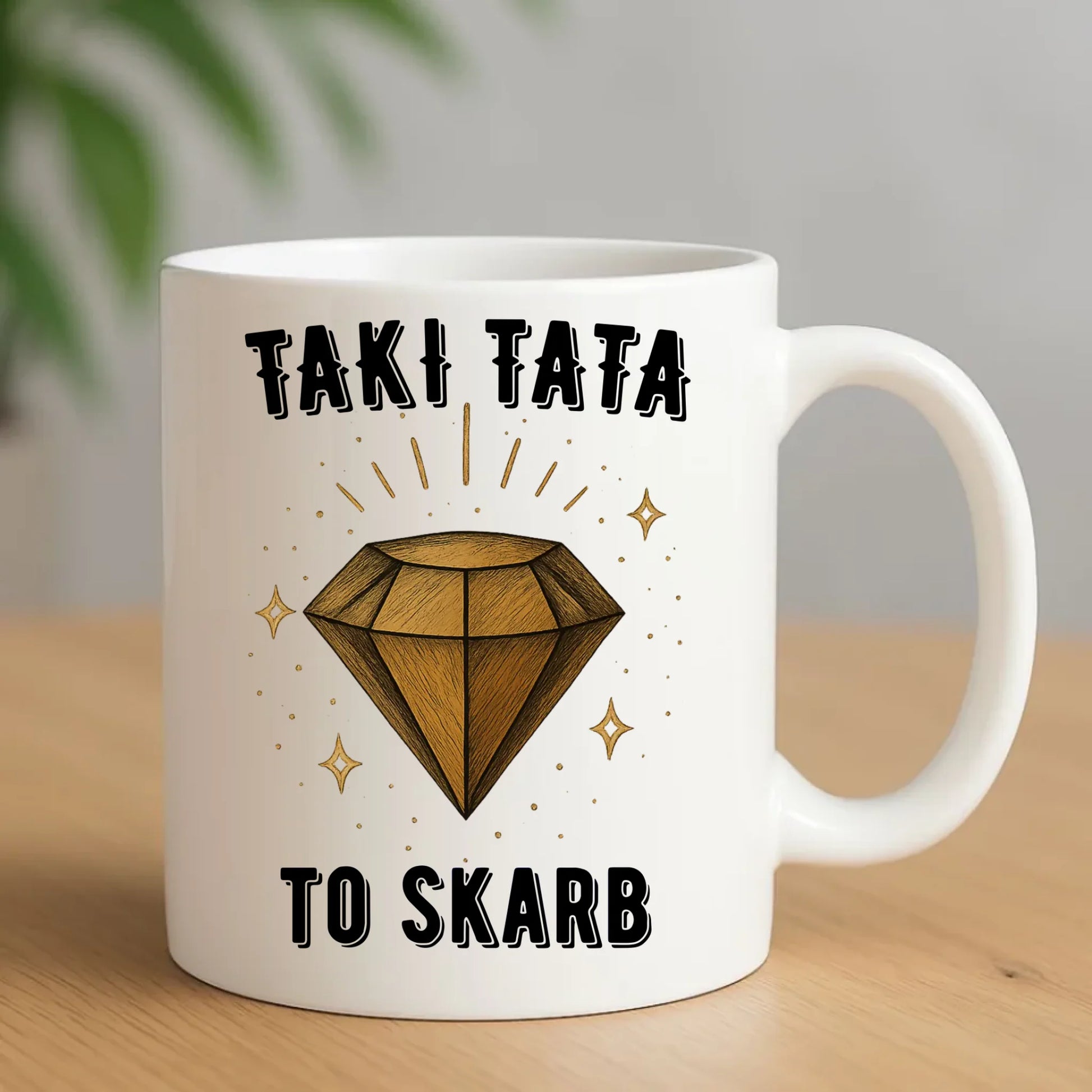Kubek dla taty - Taki tata to skarb - personalizowany DT17 - StoryCups.pl
