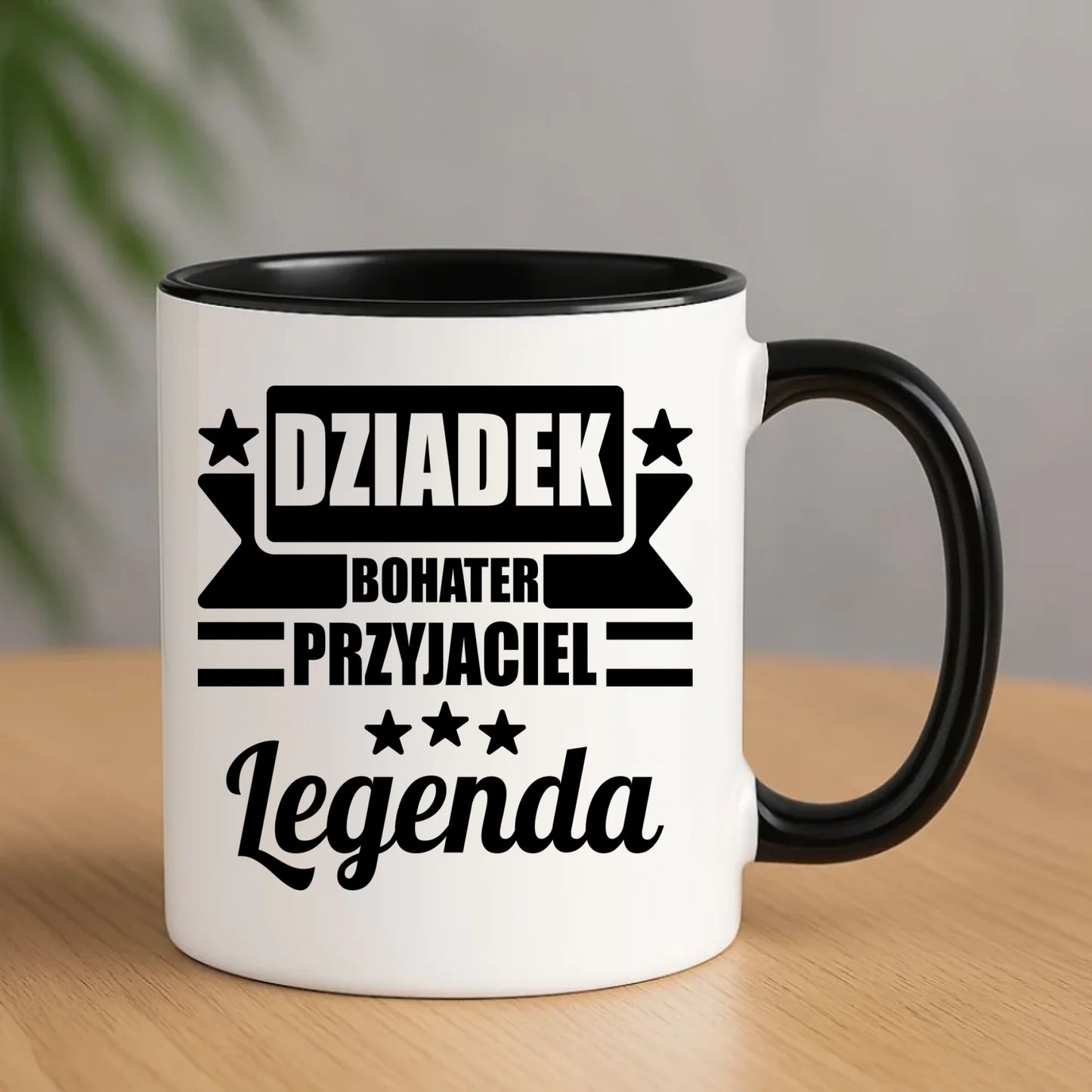 Kubek dla dziadka - Bohater przyjaciel legenda D20 - StoryCups.pl