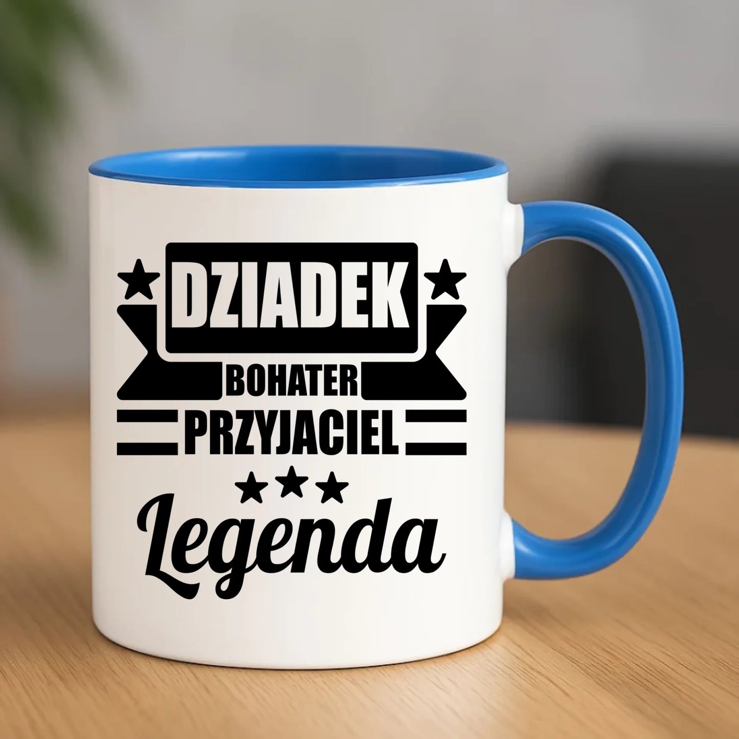 Kubek dla dziadka - Bohater przyjaciel legenda D20 - StoryCups.pl