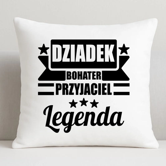 Poduszka dla dziadka - Bohater przyjaciel legenda D20 - StoryCups.pl