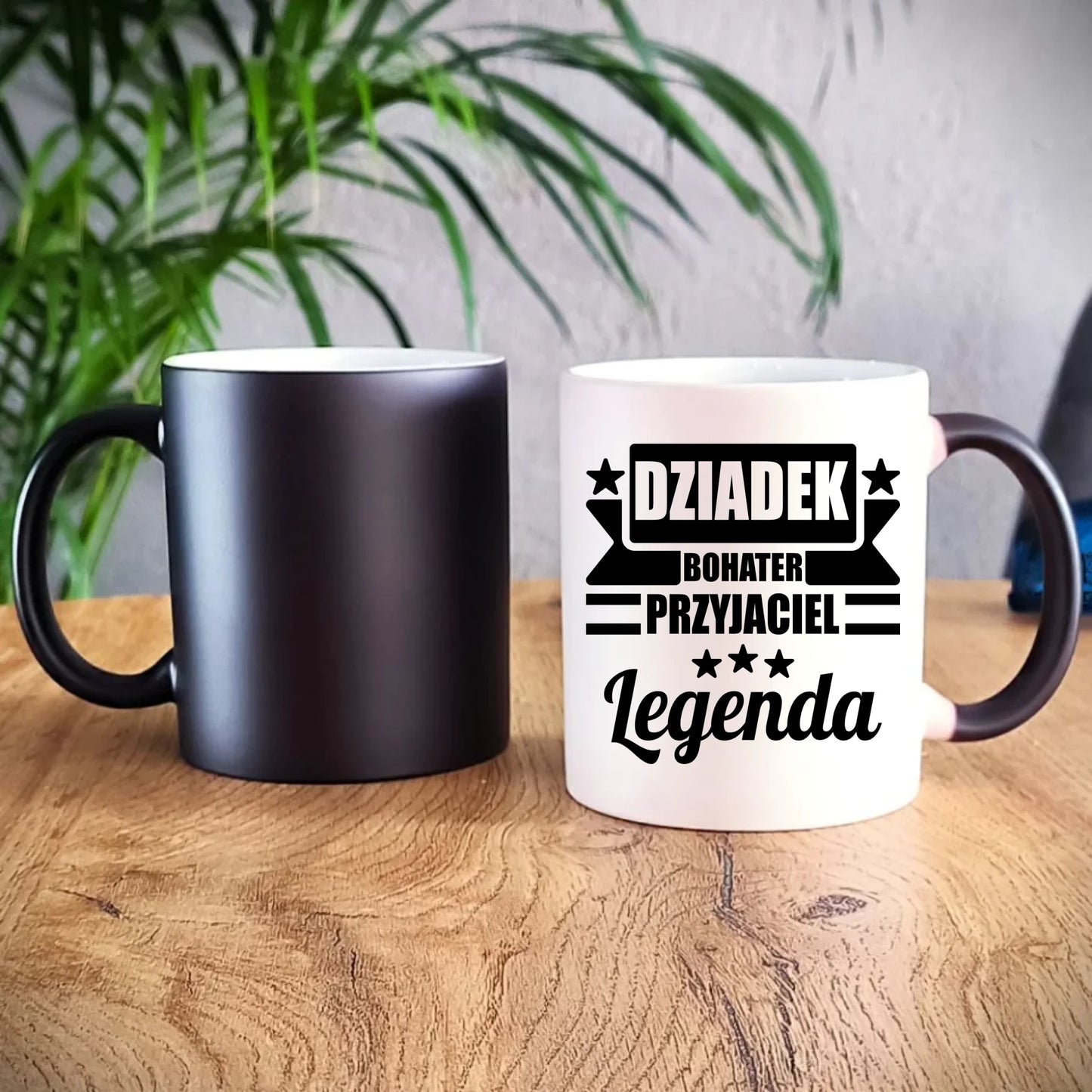 Kubek magiczny dla dziadka - Bohater przyjaciel legenda D20 - StoryCups.pl