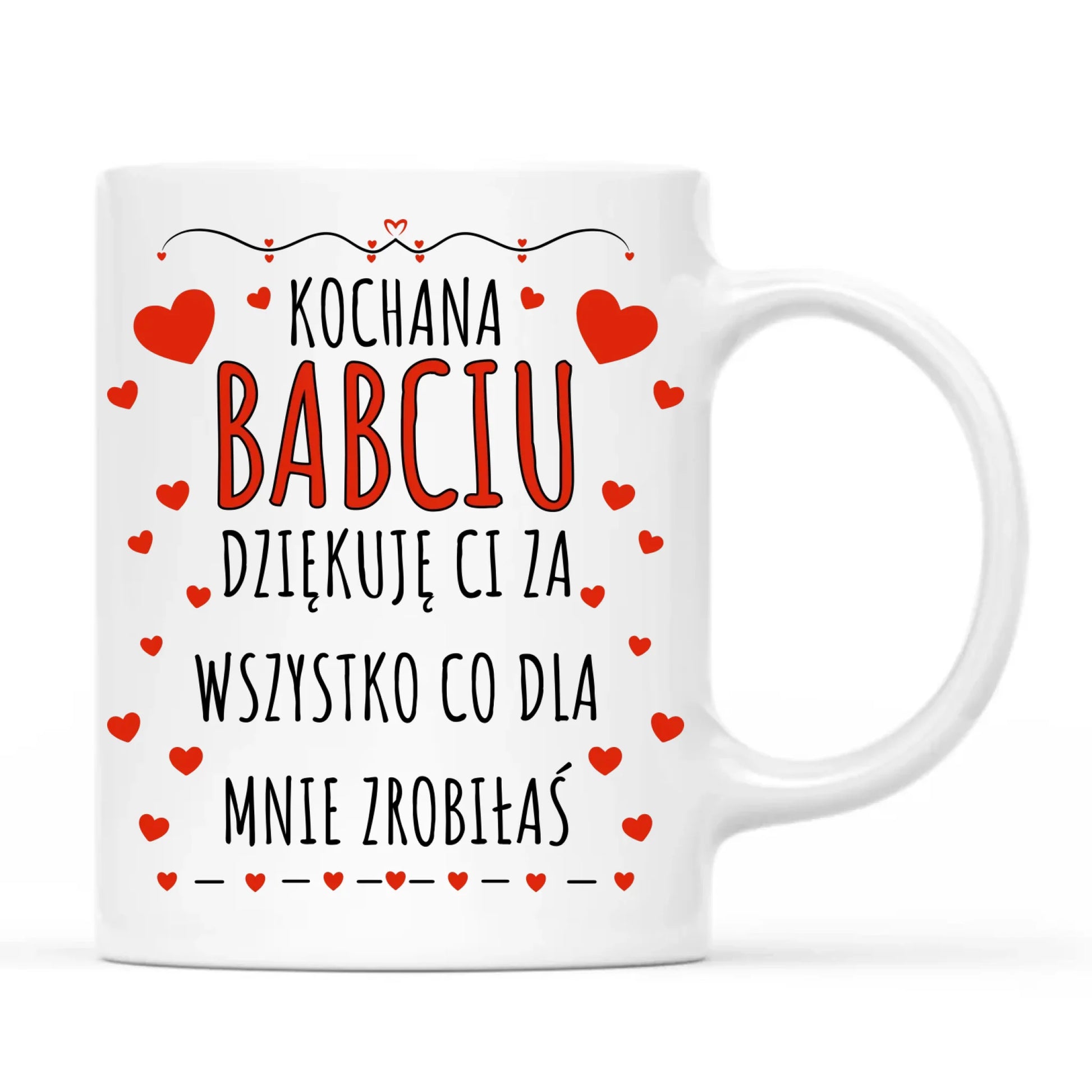Kubek dla babci - Kochana Babciu dziękuję Ci B21 - StoryCups.pl