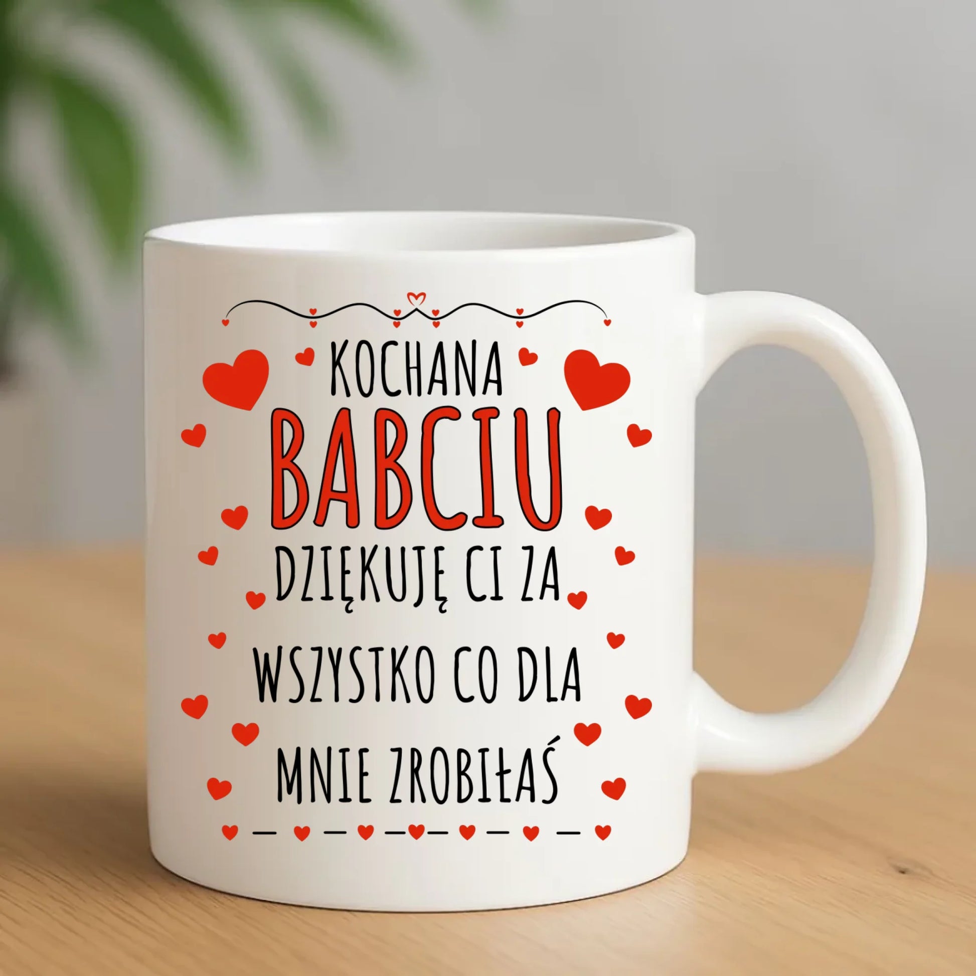 Kubek dla babci - Kochana Babciu dziękuję Ci B21 - StoryCups.pl