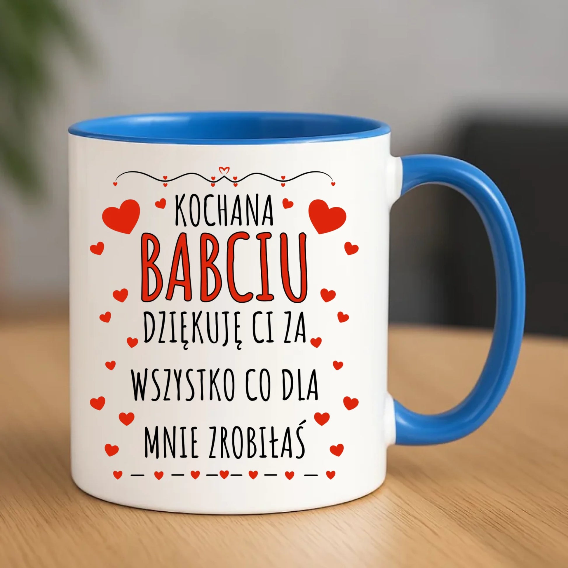 Kubek dla babci - Kochana Babciu dziękuję Ci B21 - StoryCups.pl