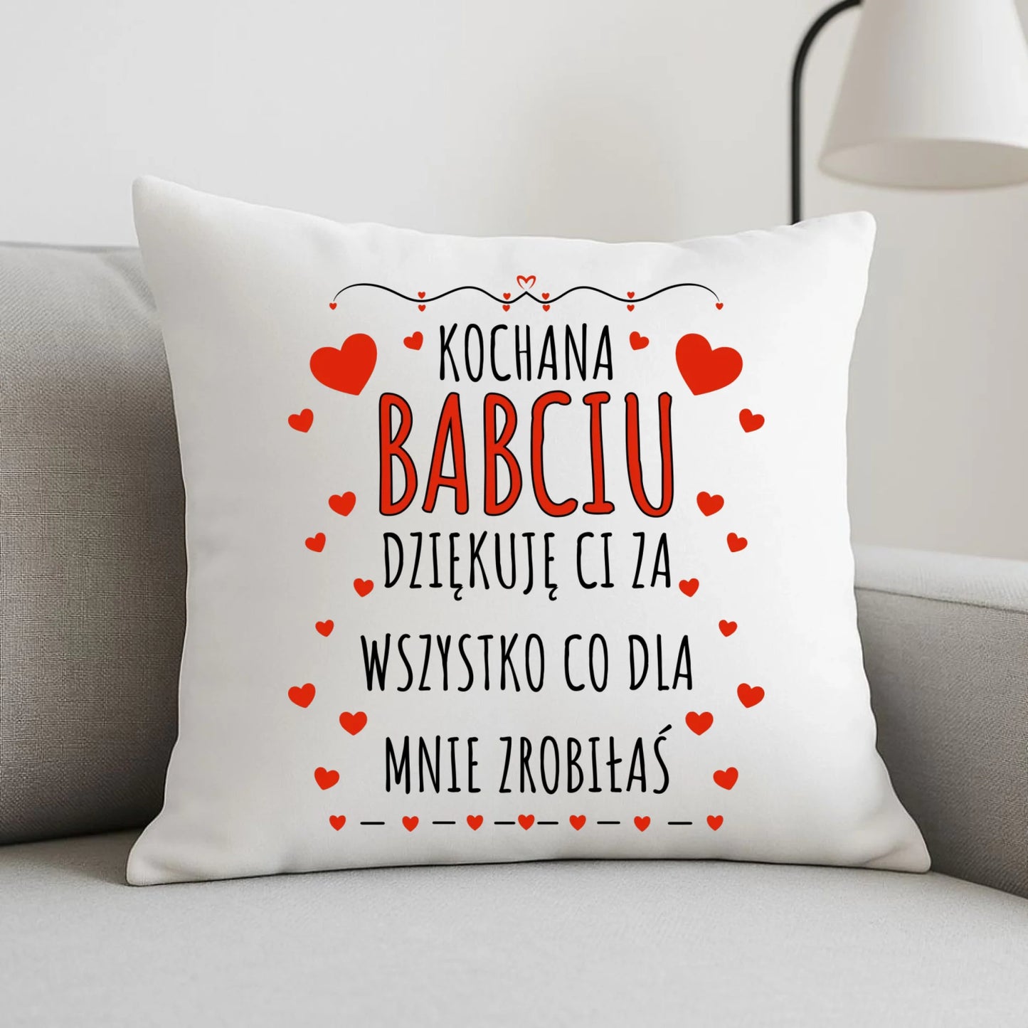 Poduszka dla babci - Kochana Babciu dziękuję Ci B21 - StoryCups.pl
