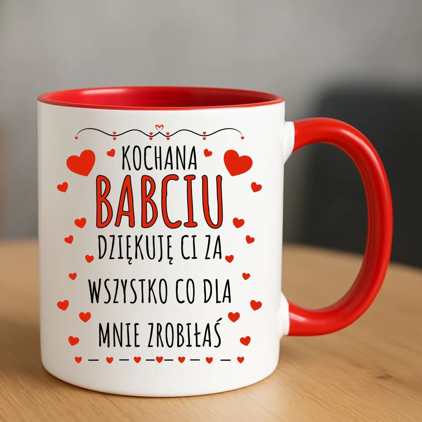 Kubek dla babci - Kochana Babciu dziękuję Ci B21 - StoryCups.pl