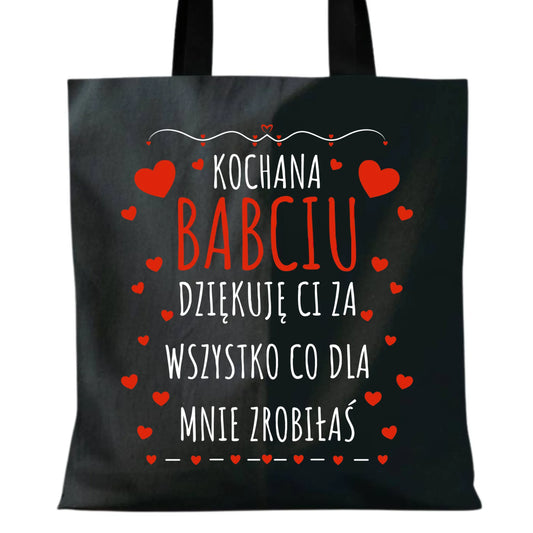 Torba dla babci - Kochana Babciu dziękuję Ci B21 - StoryCups.pl