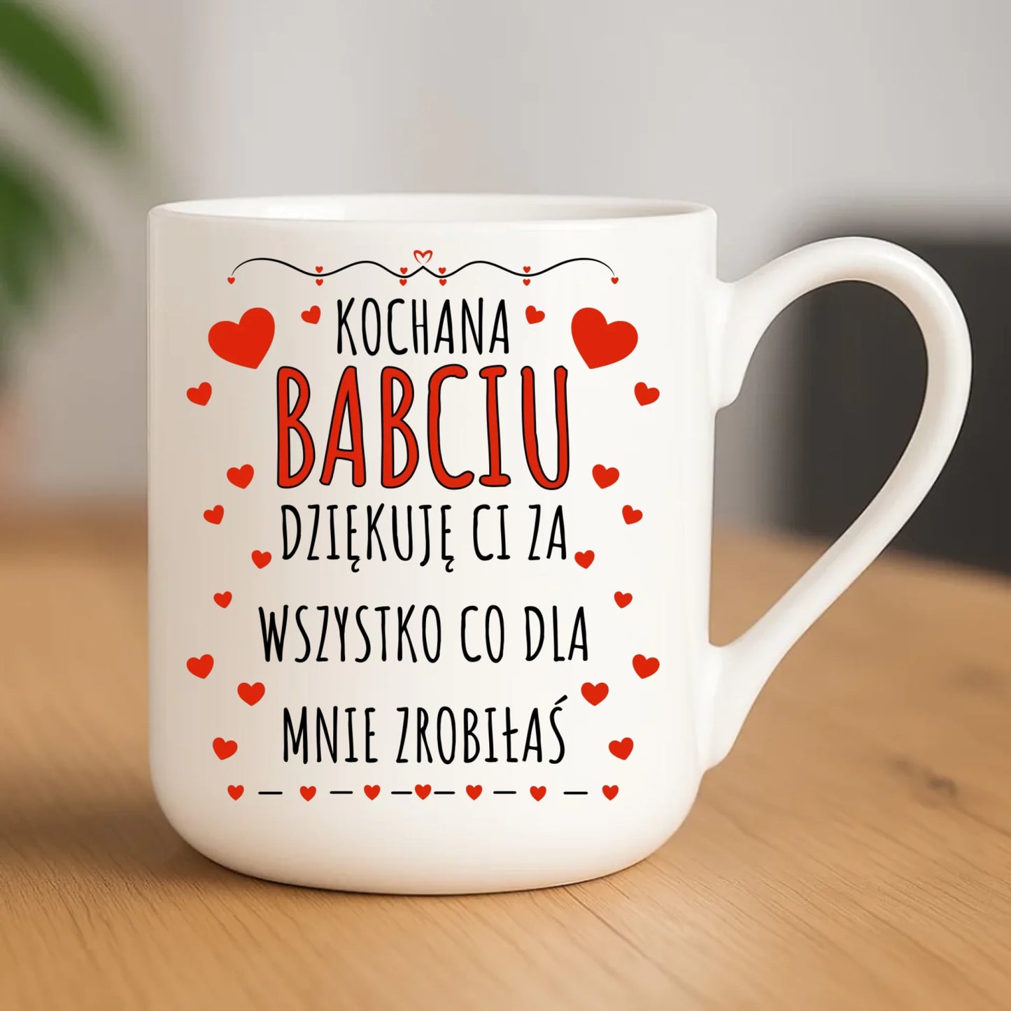 Kubek elegant dla babci - Kochana Babciu dziękuję Ci B21 - StoryCups.pl
