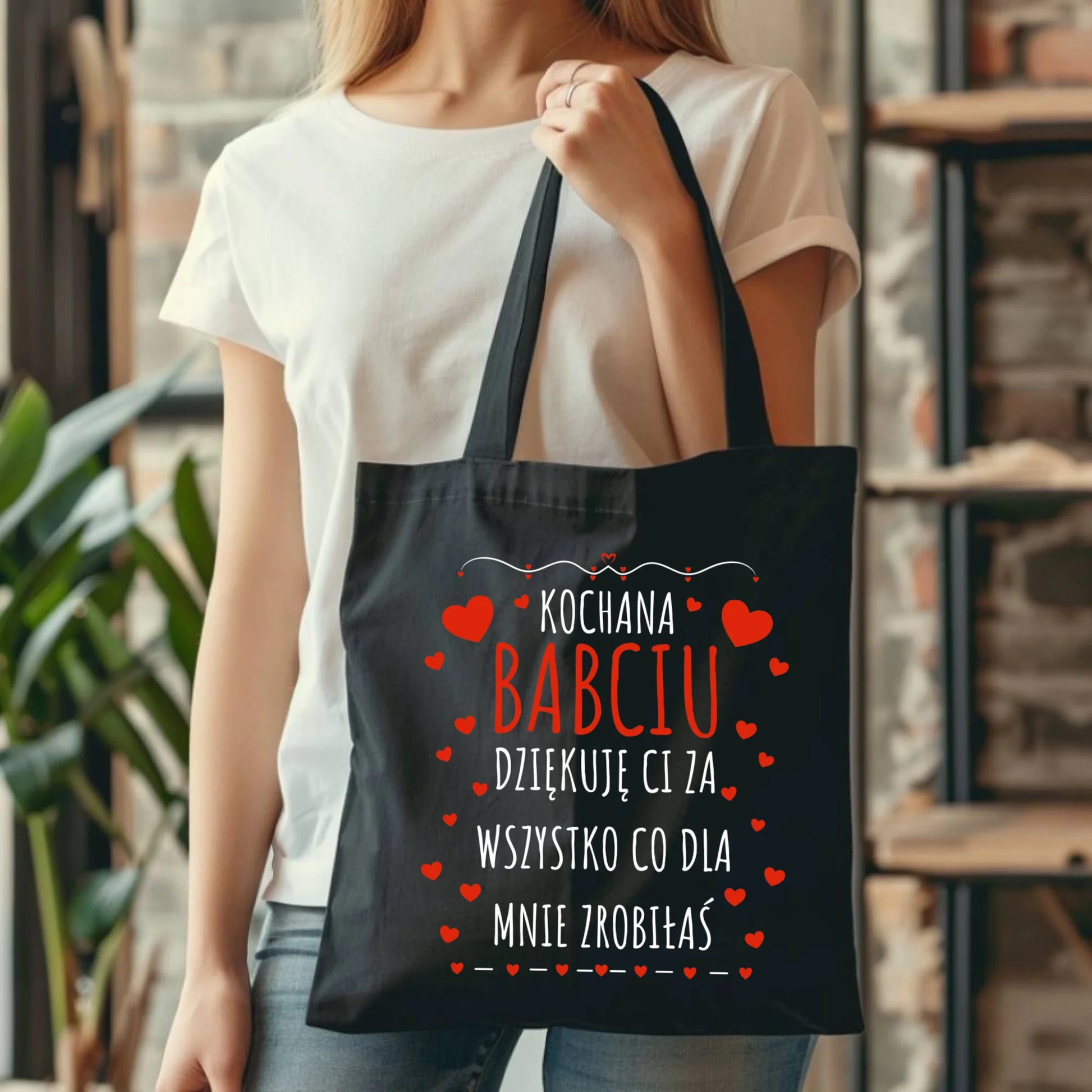 Torba dla babci - Kochana Babciu dziękuję Ci B21 - StoryCups.pl