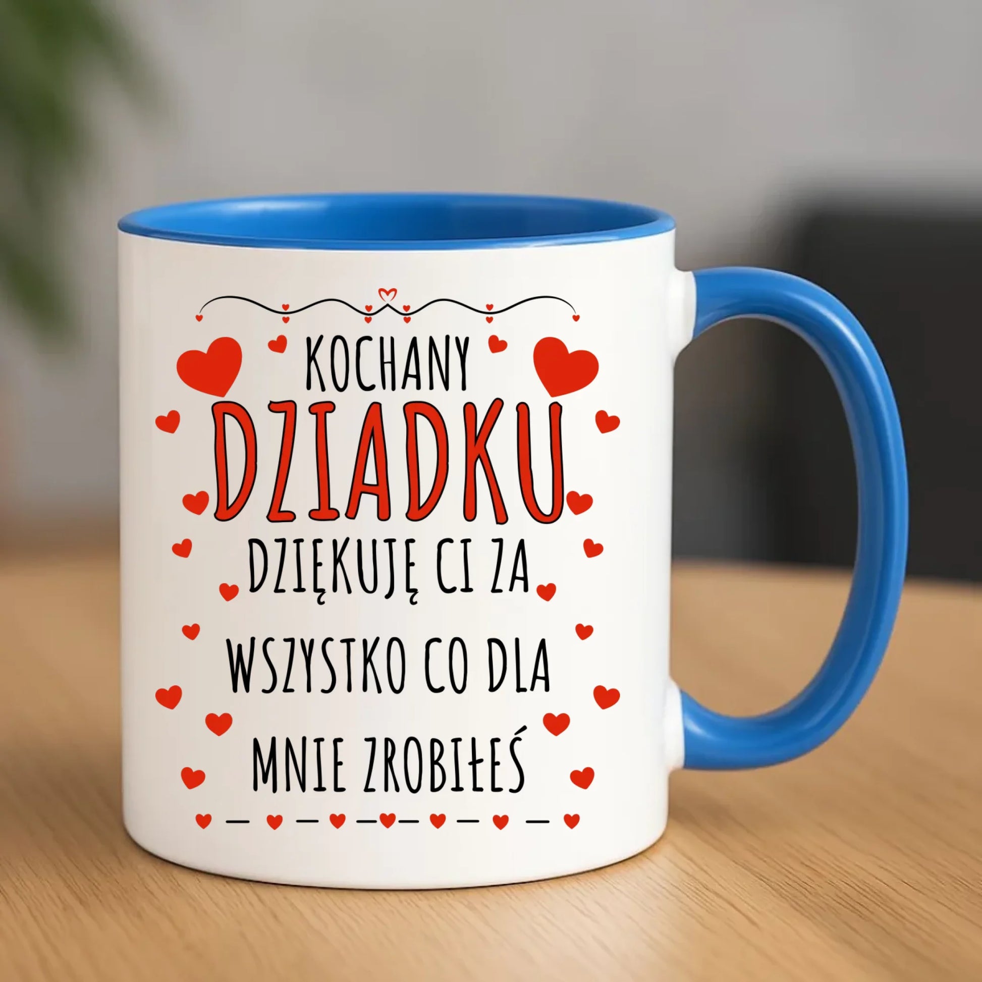 Kubek dla dziadka - Kochany Dziadku dziękuję Ci D21 - StoryCups.pl