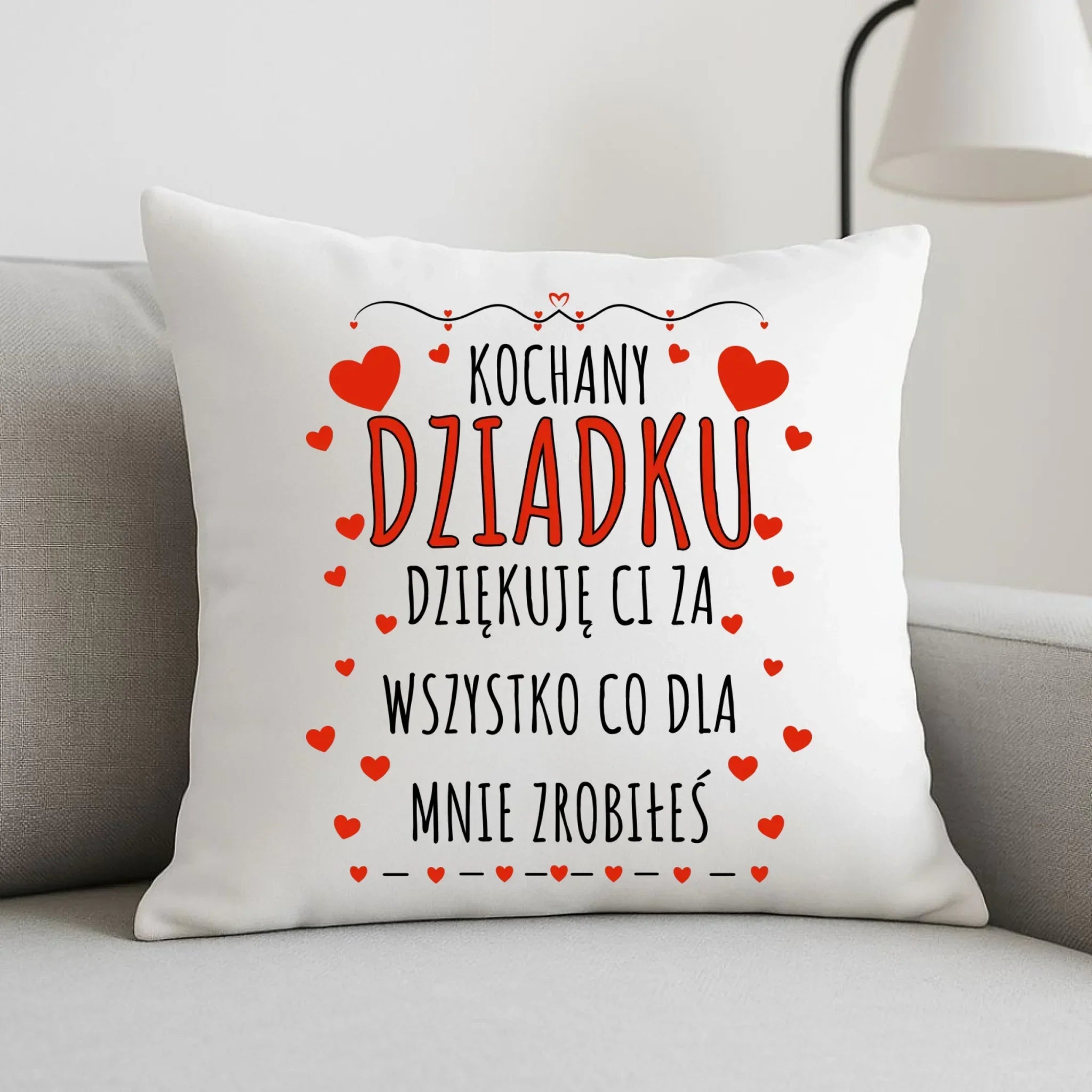 Poduszka dla dziadka - Kochany Dziadku dziękuję Ci D21 - StoryCups.pl