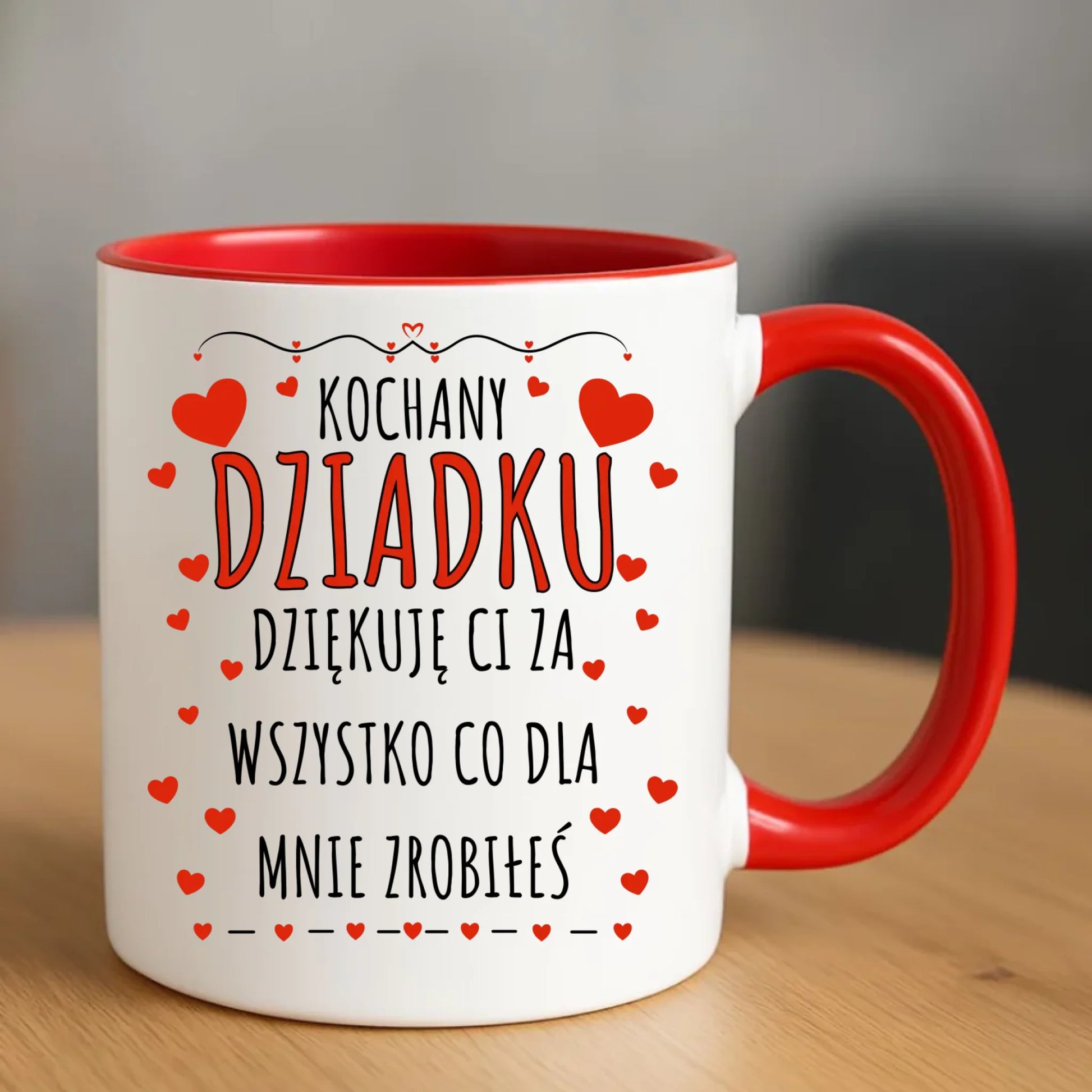 Kubek dla dziadka - Kochany Dziadku dziękuję Ci D21 - StoryCups.pl