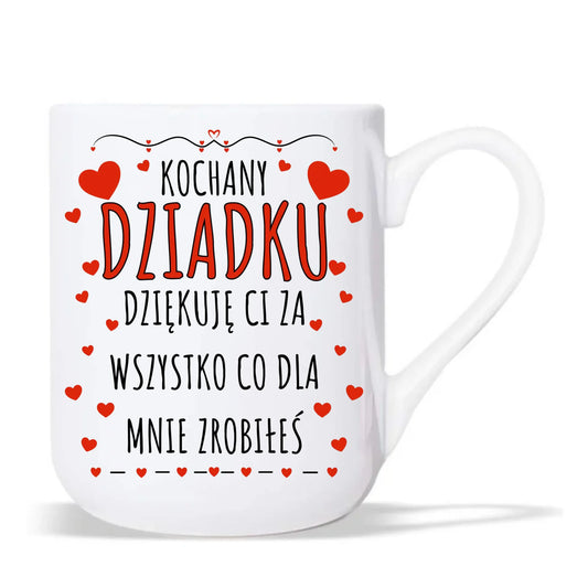 Kubek elegant dla dziadka - Kochany Dziadku dziękuję Ci D21 - StoryCups.pl